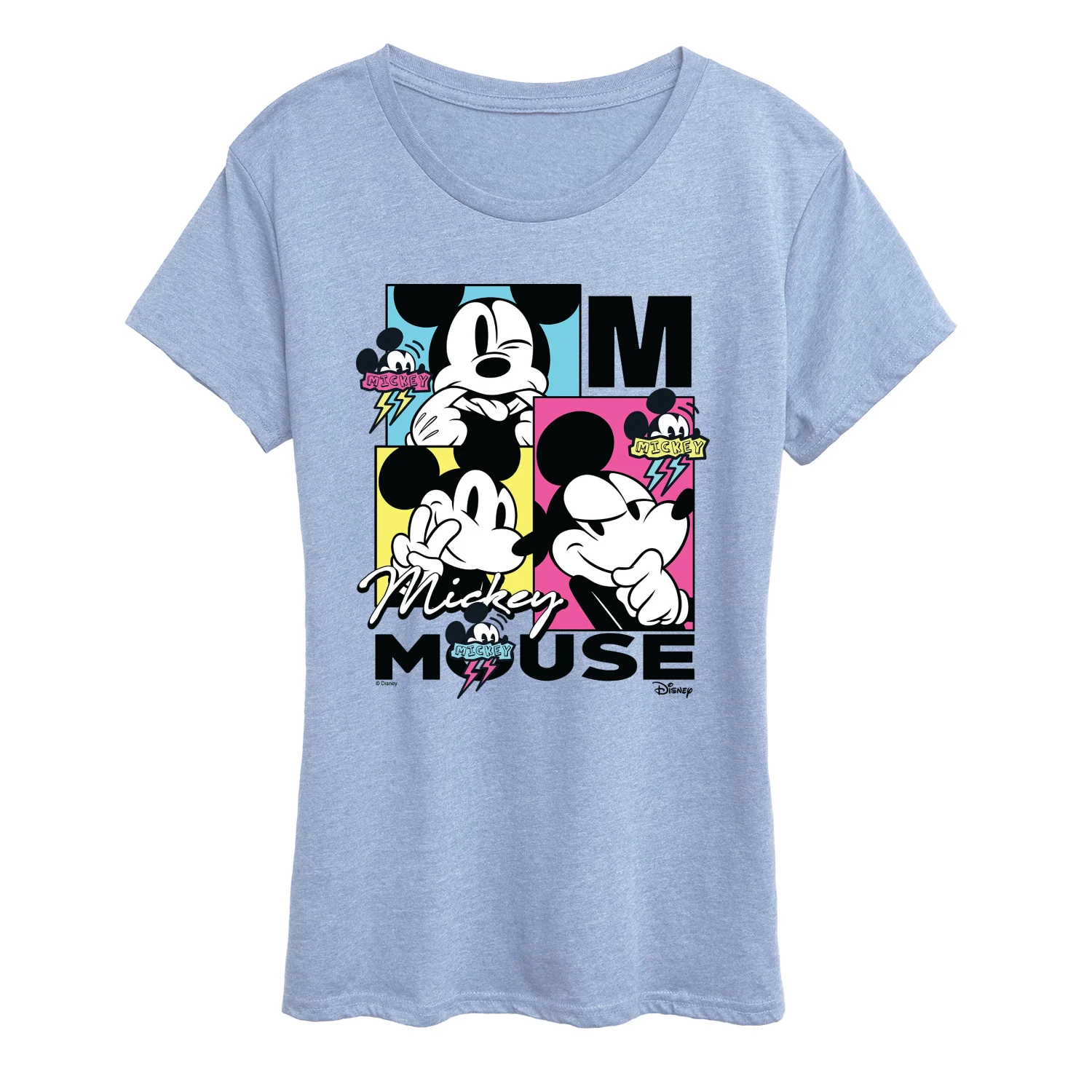 Disney - Cmyk Mickey - Women's Short Sleeve Graphic T-Shirt - Image 10