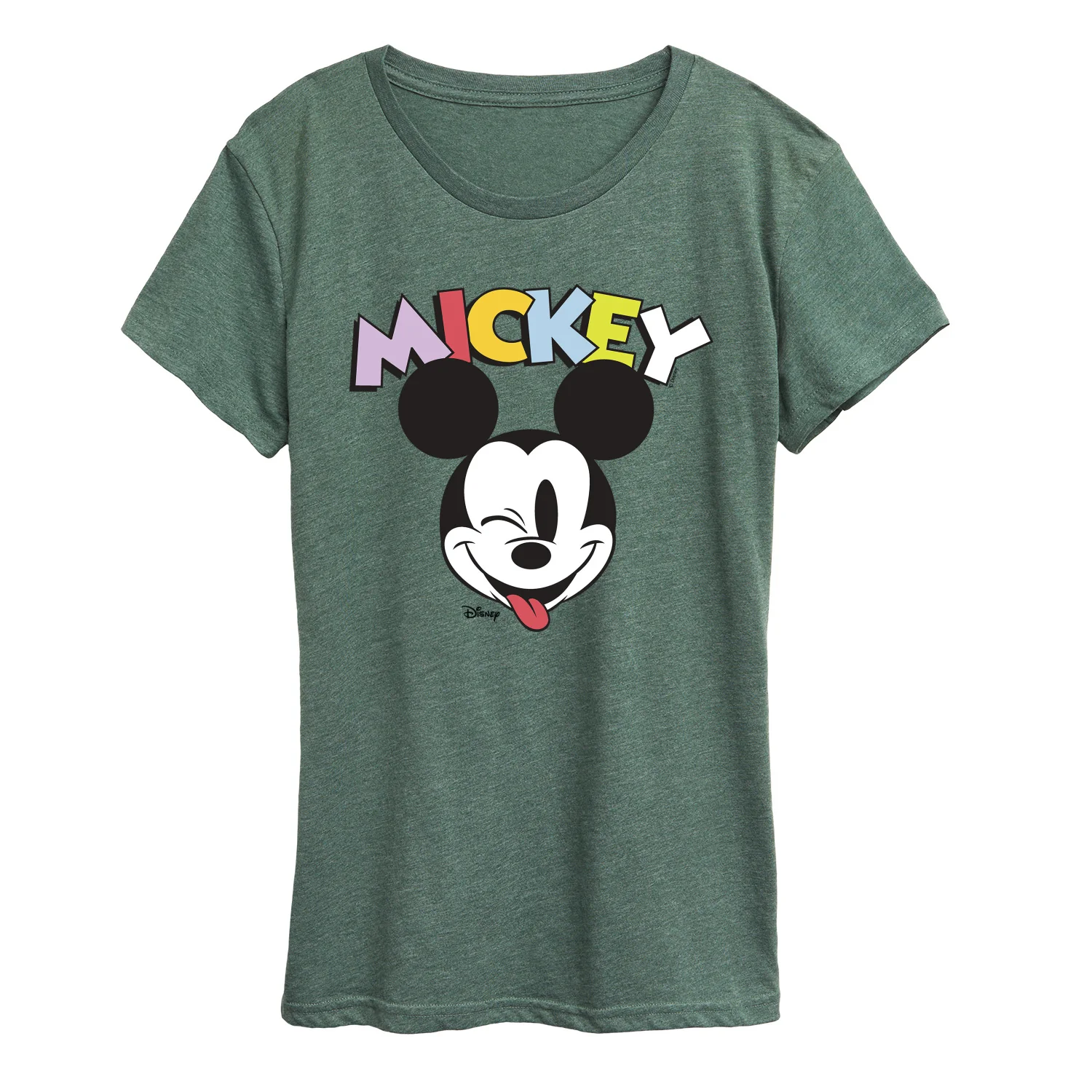 Disney - Mickey Wink - Women's Short Sleeve Graphic T-Shirt - Image 8