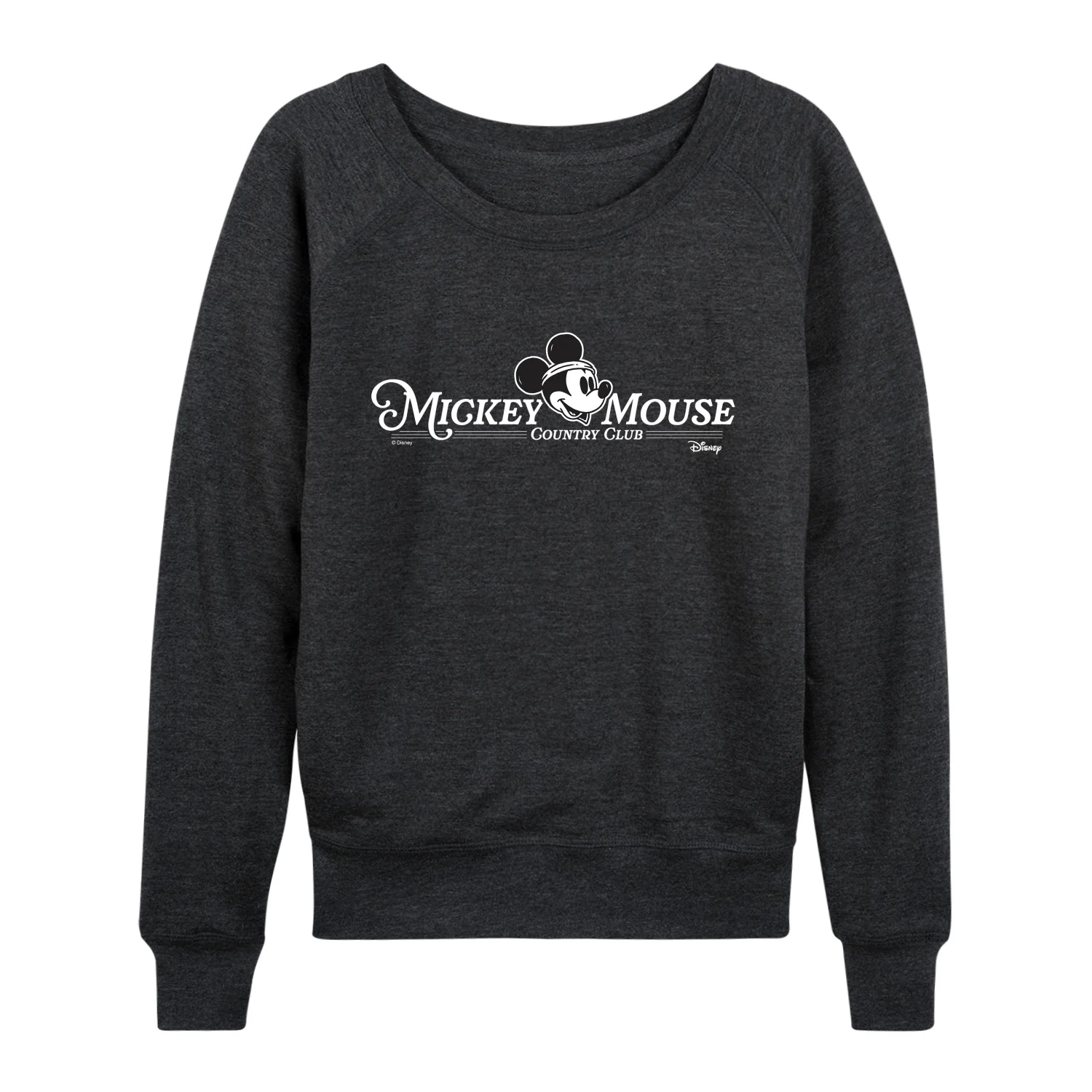 Disney - Mickey Mouse Country Club - Women's French Terry Long Sleeve Pullover