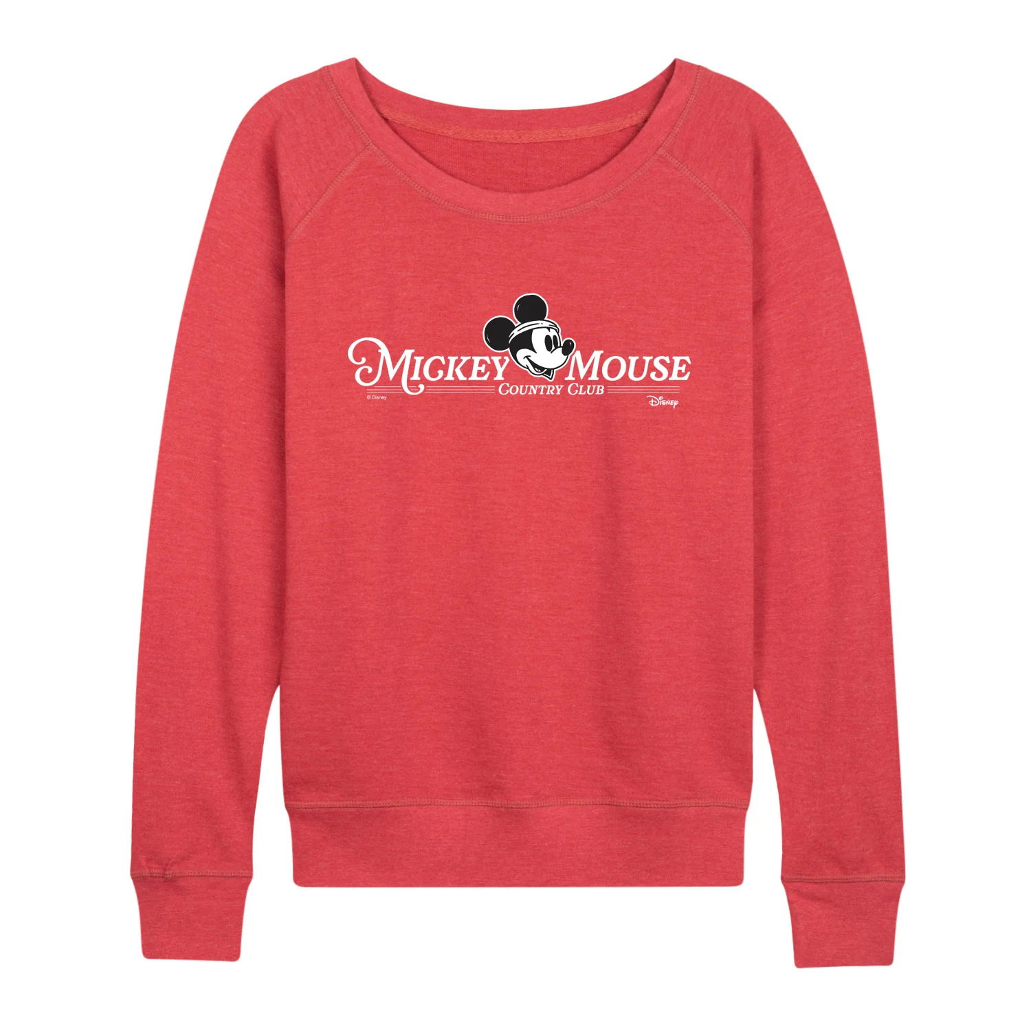 Disney - Mickey Mouse Country Club - Women's French Terry Long Sleeve Pullover - Image 3