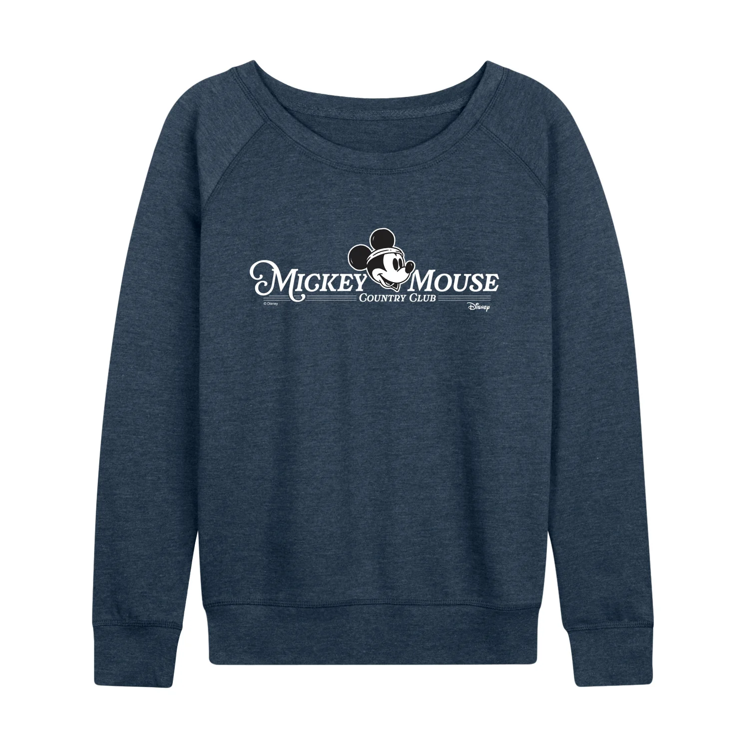 Disney - Mickey Mouse Country Club - Women's French Terry Long Sleeve Pullover - Image 5