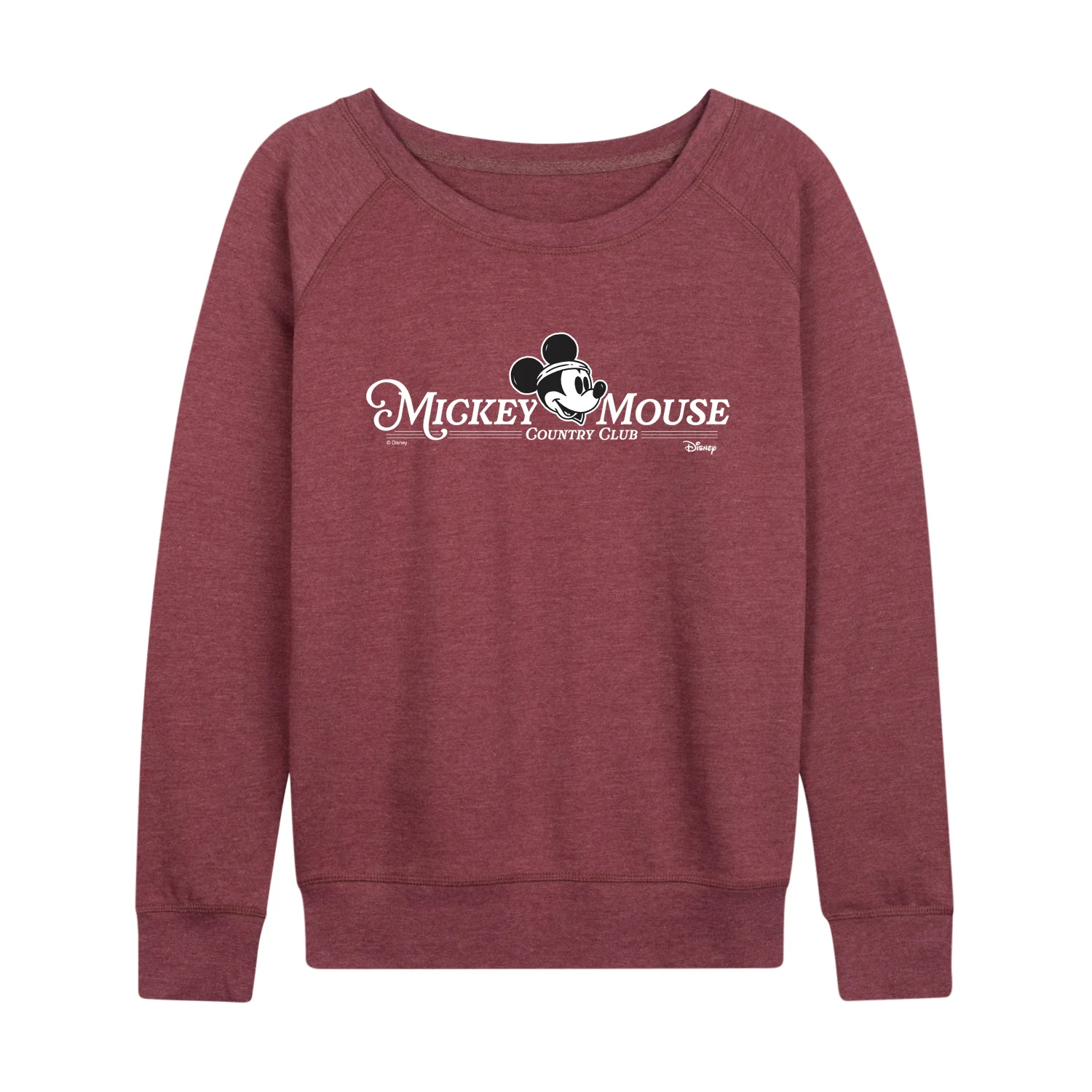 Disney - Mickey Mouse Country Club - Women's French Terry Long Sleeve Pullover - Image 7