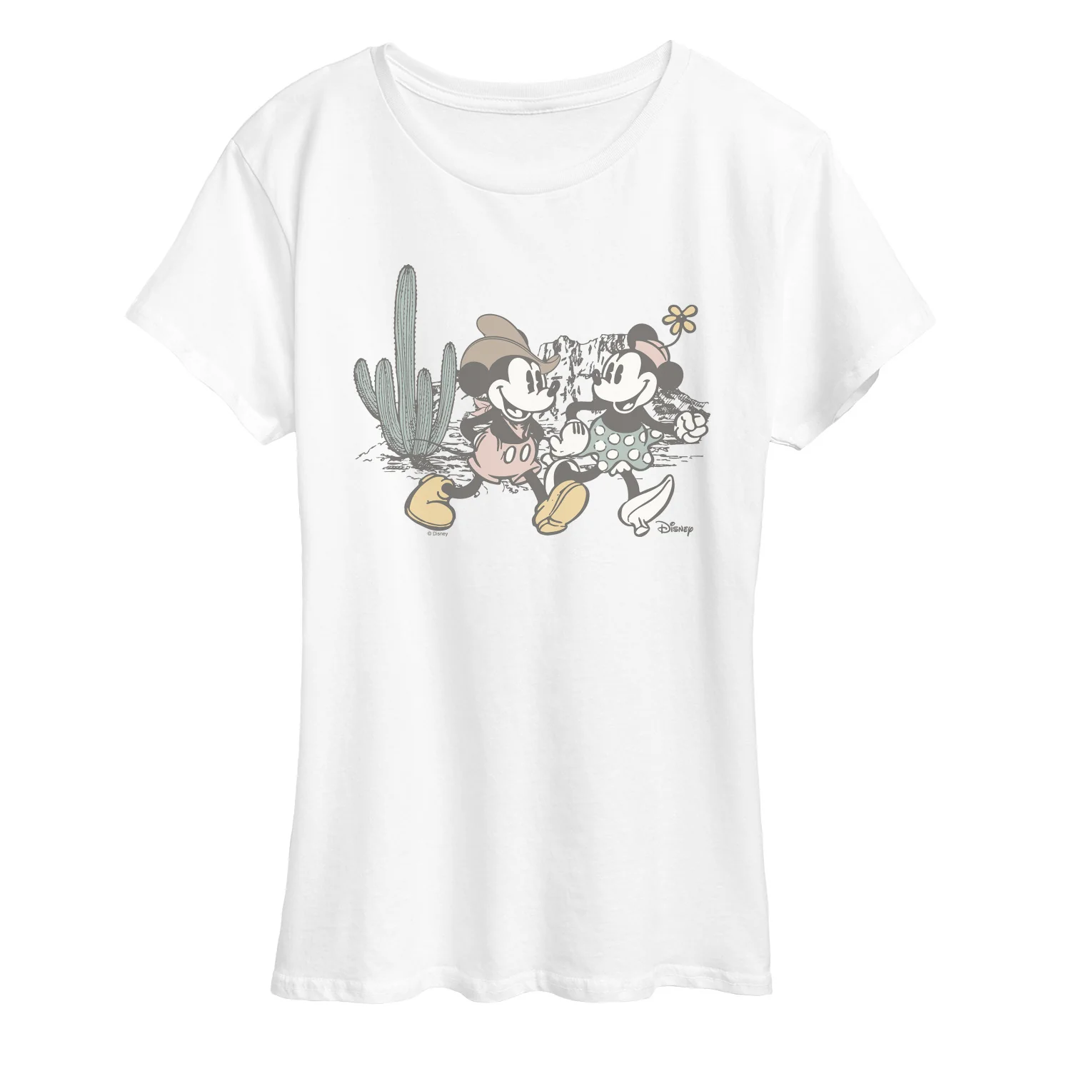 Disney - The Desert Mickey Mouse - Women's Short Sleeve Graphic T-Shirt - Image 5