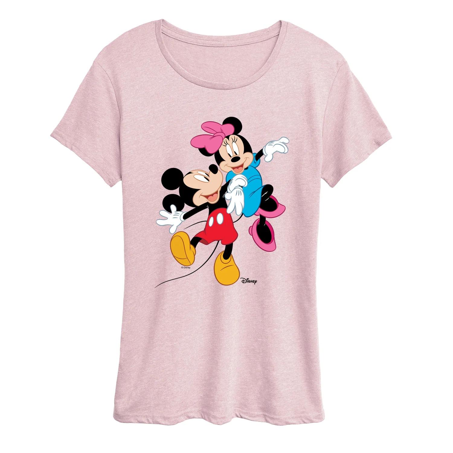 Disney - Mickey And Minnie - Women's Short Sleeve Graphic T-Shirt - Image 3