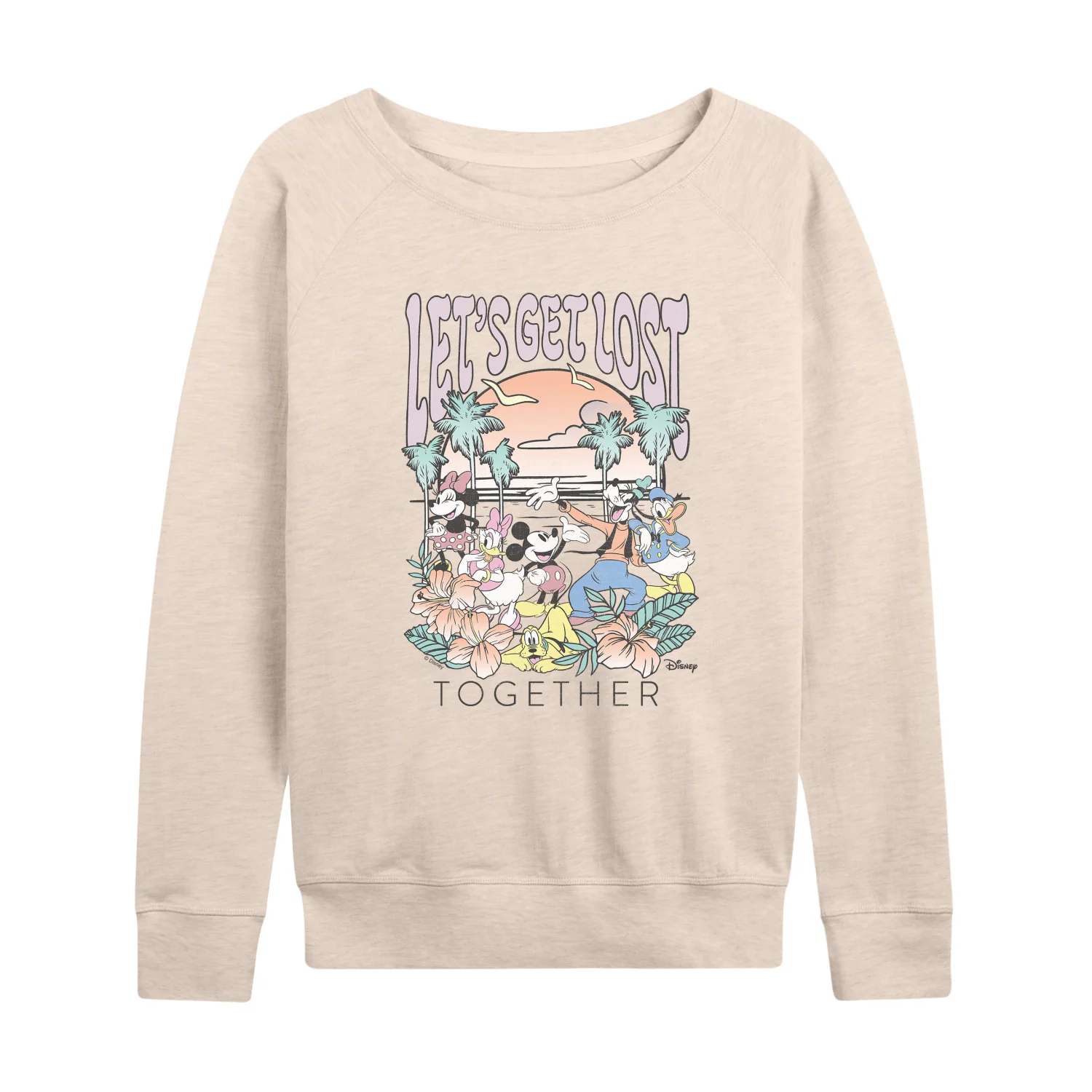 Disney - Lost Together - Women's French Terry Long Sleeve Pullover