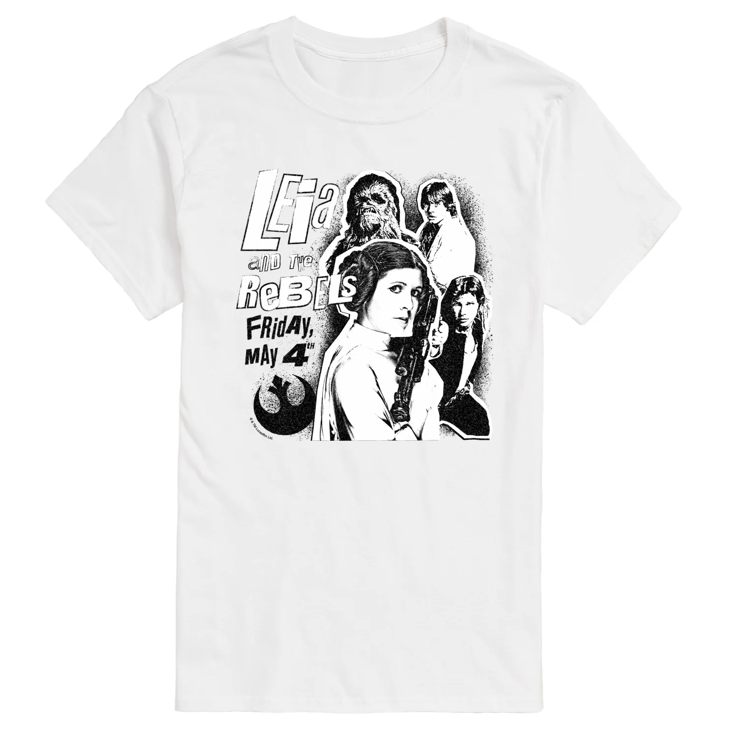 Star Wars - Leia and the Rebels - Men's Short Sleeve Graphic T-Shirt