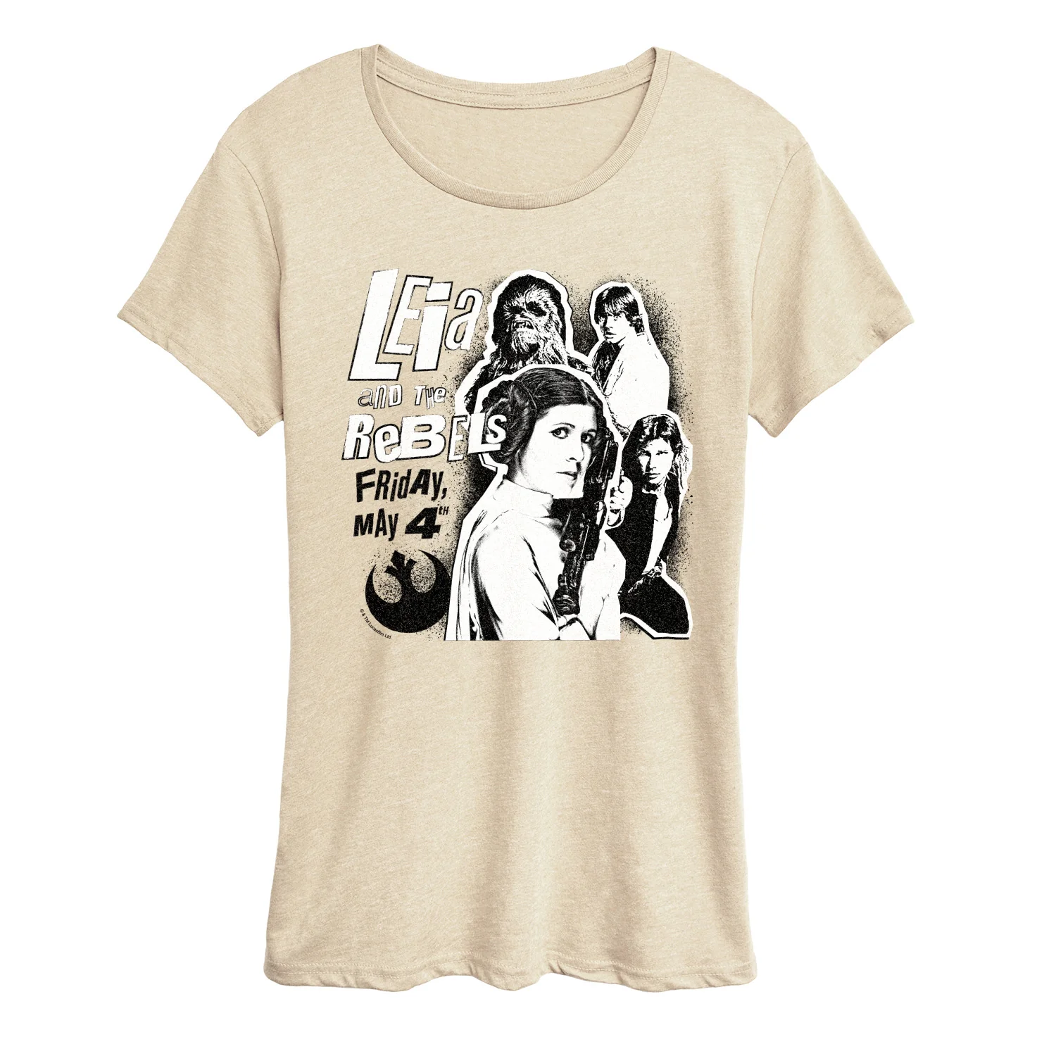 Star Wars - Leia and the Rebels - Women's Short Sleeve Graphic T-Shirt - Image 2
