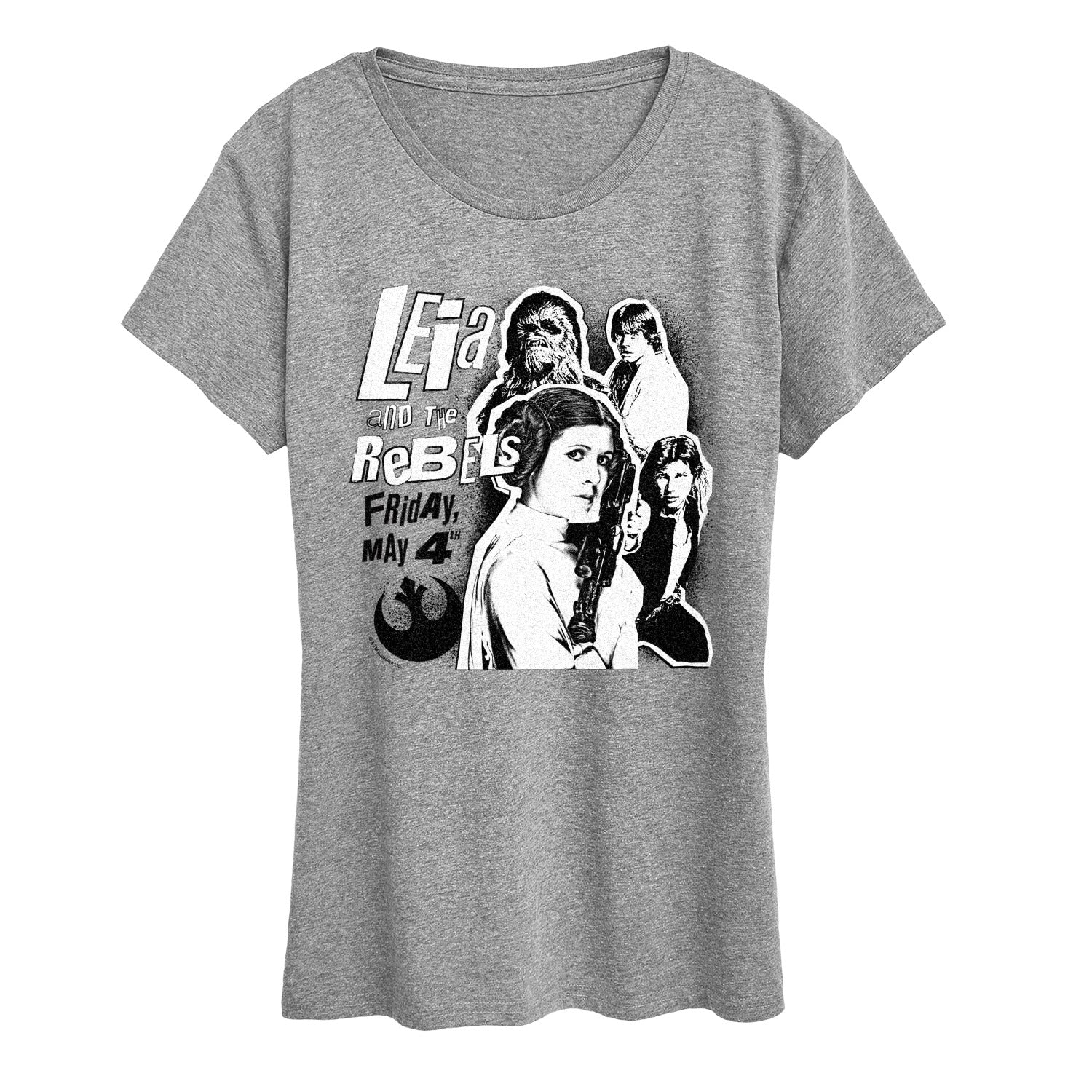 Star Wars - Leia and the Rebels - Women's Short Sleeve Graphic T-Shirt - Image 4