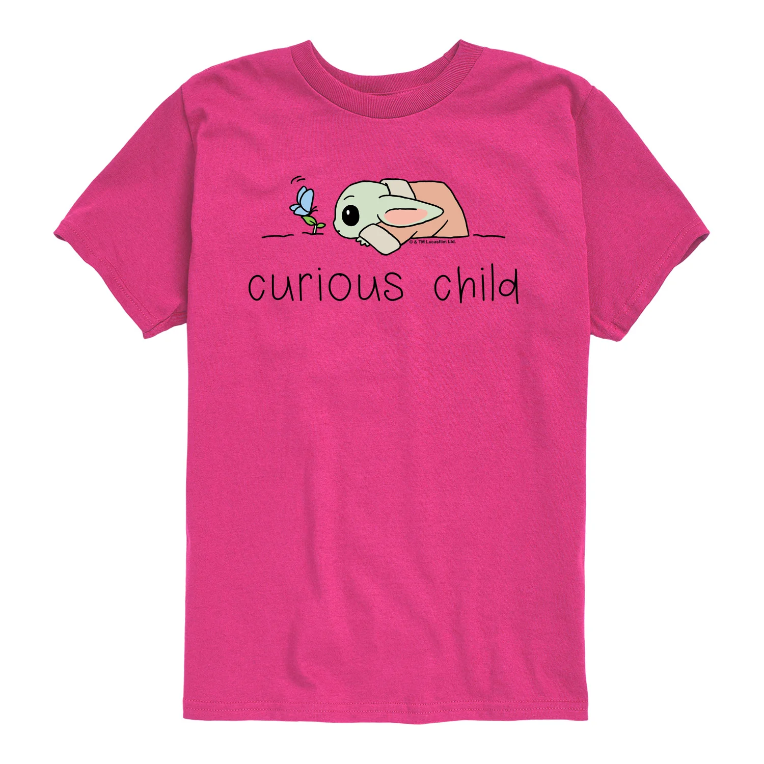 The Mandalorian - Curious Child Grogu - Youth Short Sleeve Graphic T-Shirt - Image 5