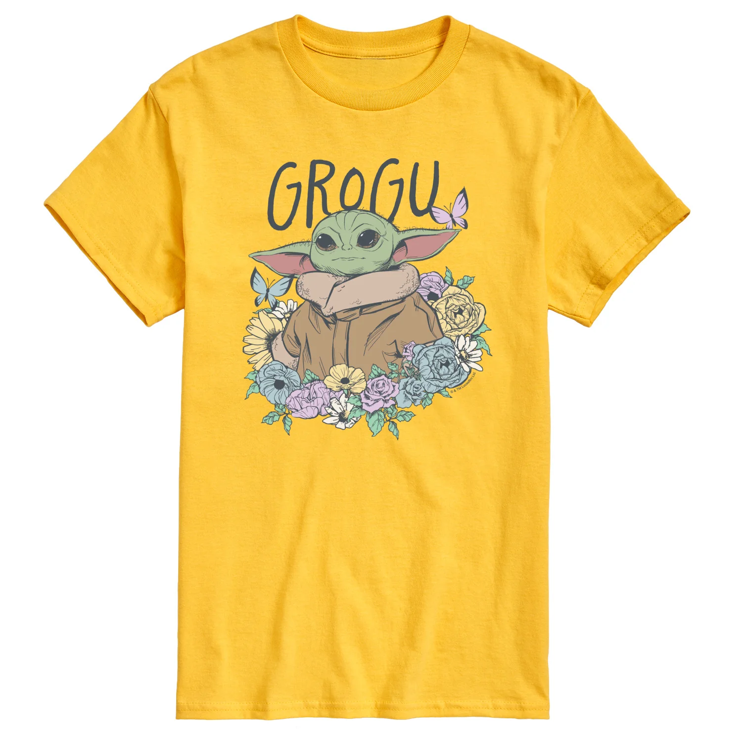 The Mandalorian - Floral Spring Grogu - Men's Short Sleeve Graphic T-Shirt - Image 6