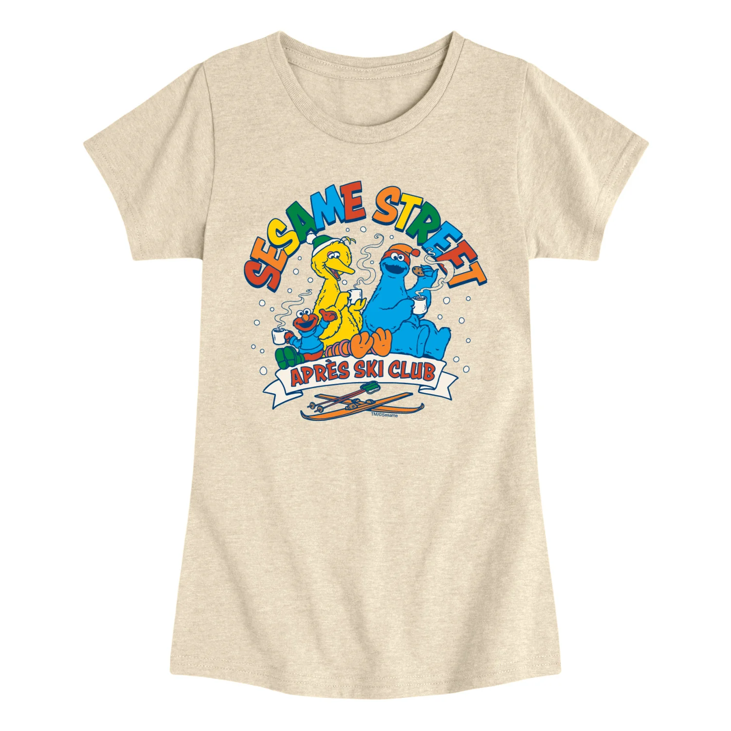 Sesame Street - Apres Ski Club - Youth Girls Short Sleeve T-Shirt