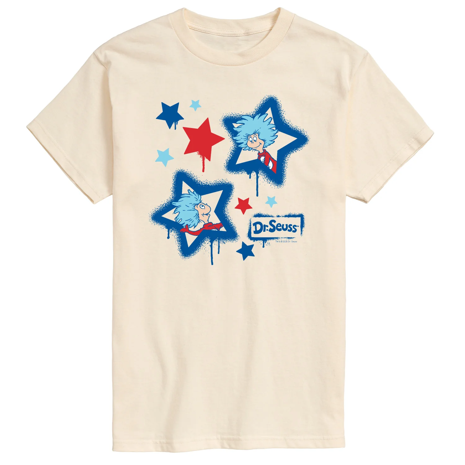 Dr. Seuss - Americana Things Streetwear - Men's Short Sleeve Graphic T-Shirt - Image 3