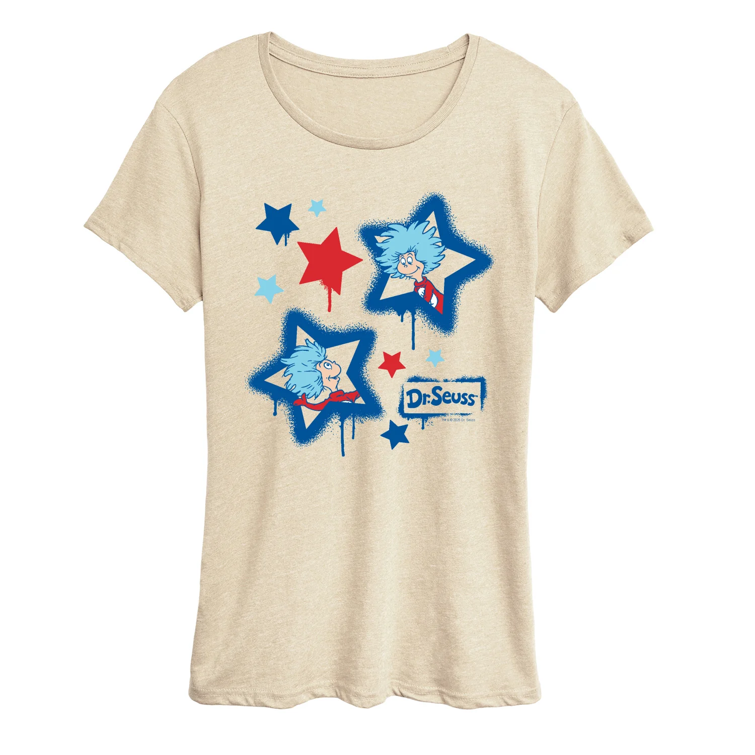 Dr. Seuss - Americana Things Streetwear - Women's Short Sleeve Graphic T-Shirt - Image 2