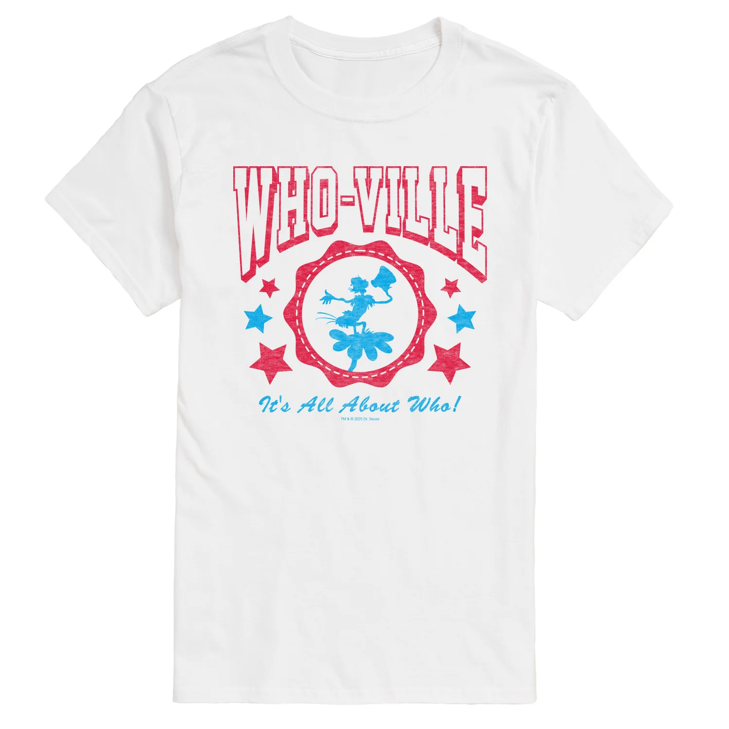 Dr. Seuss - Whoville Americana Collegiate - Men's Short Sleeve Graphic T-Shirt