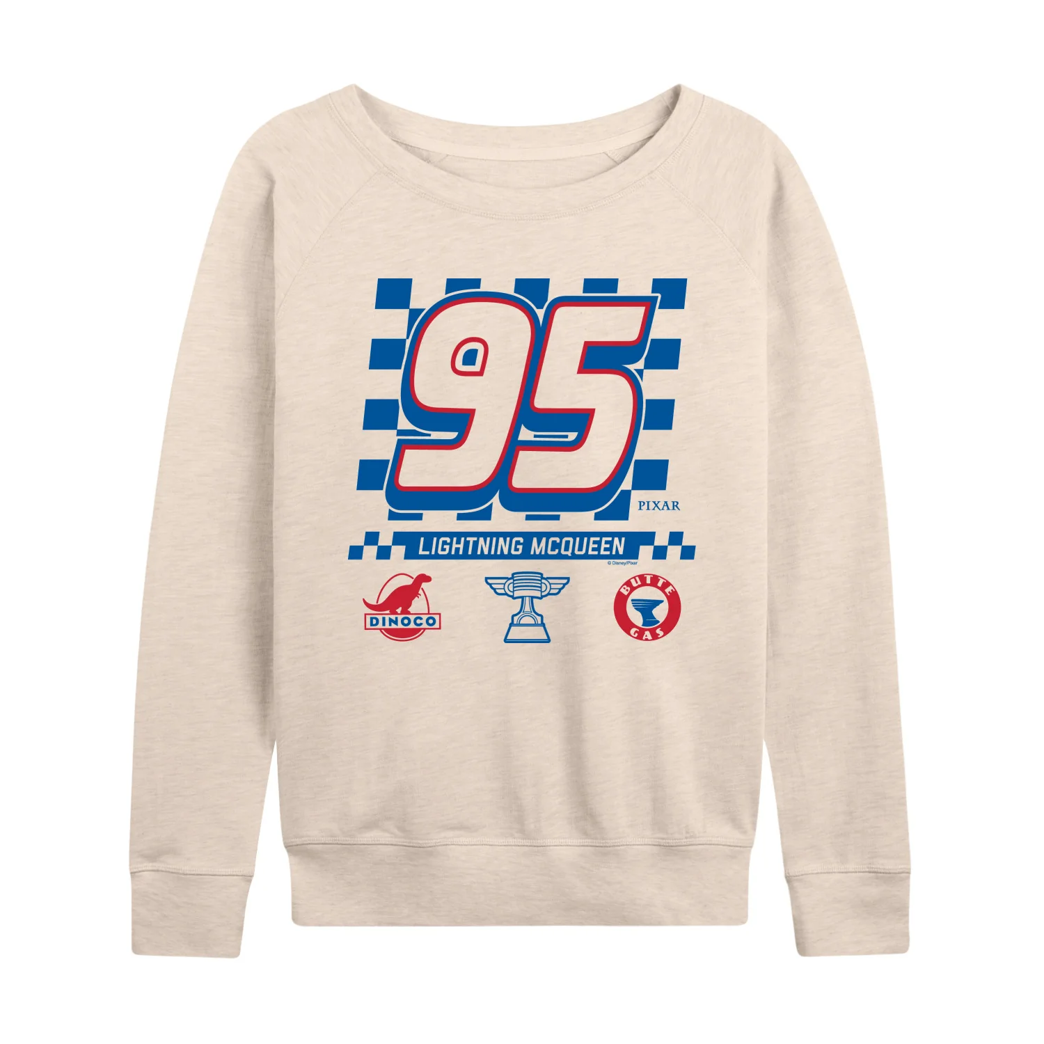 Cars - Lightning McQueen Jersey - Women's French Terry Long Sleeve Pullover
