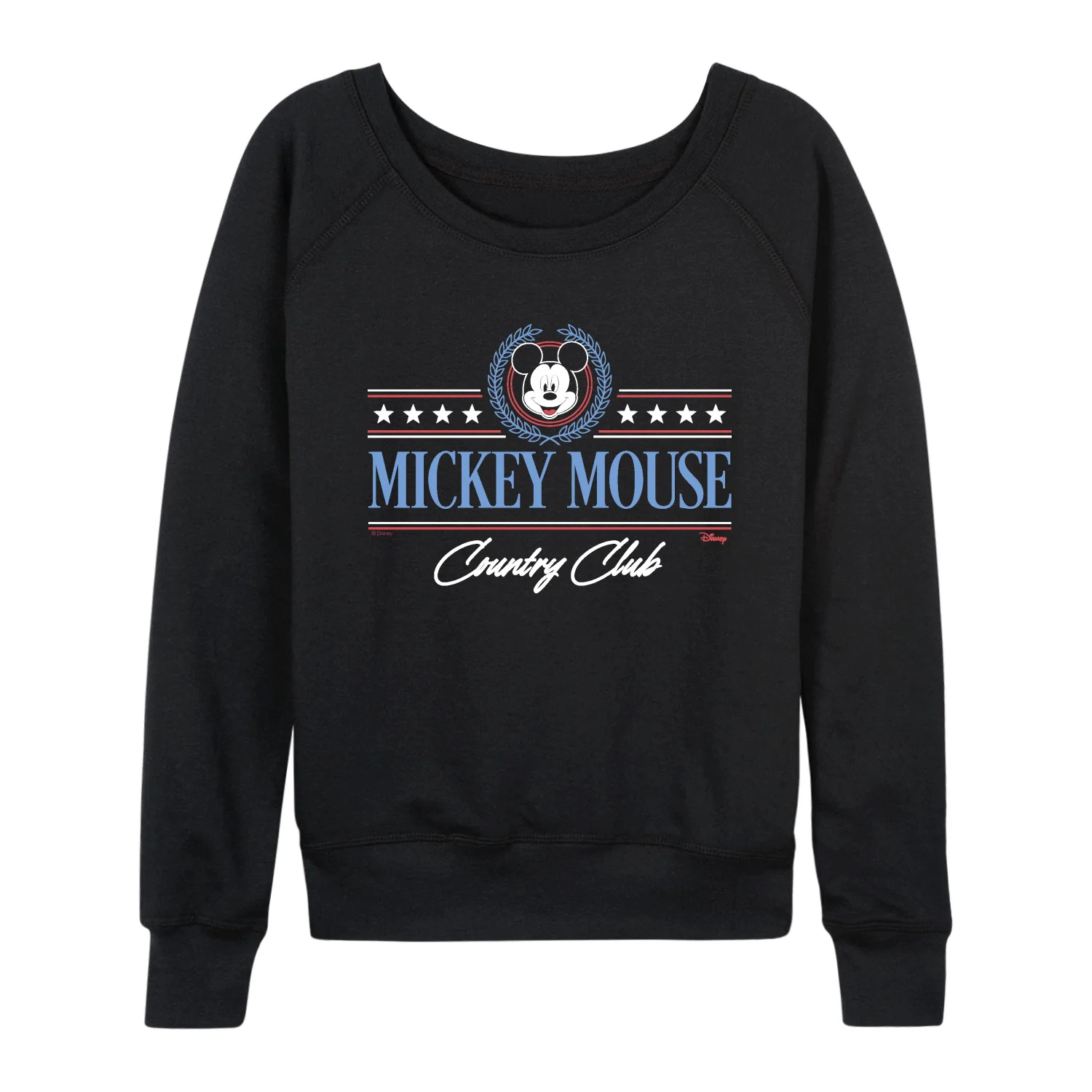 Disney - Mickey Mouse Country Club - Women's French Terry Long Sleeve Pullover - Image 2