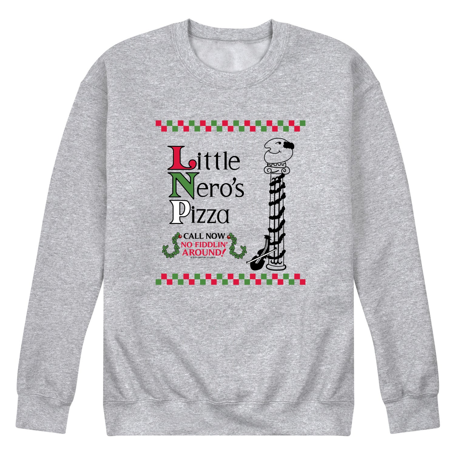Home Alone - Little Neros - Men's Long Sleeve Crew Fleece Sweatshirt