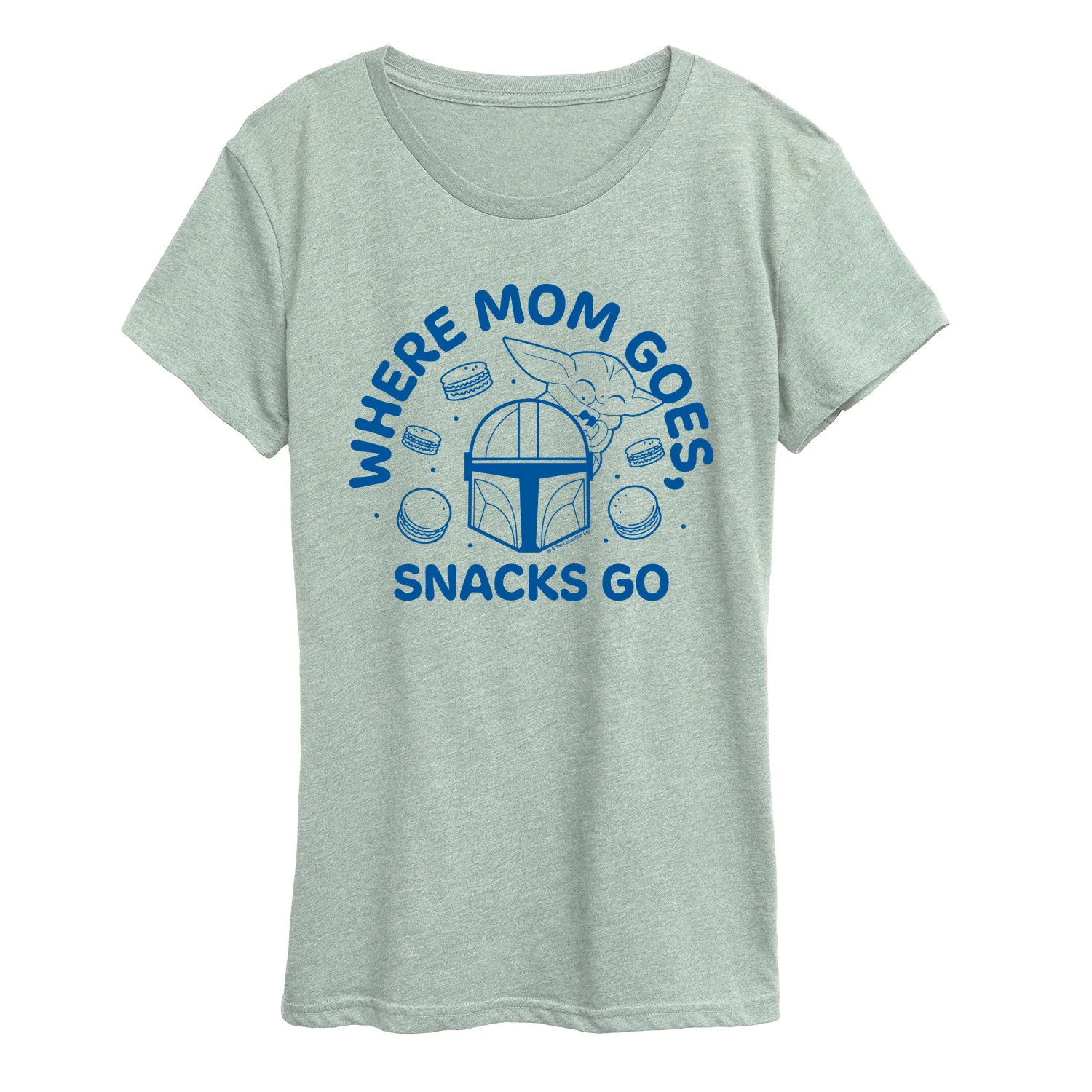 Star Wars - Where Mom Goes Snacks - Women's Short Sleeve Graphic T-Shirt - Image 5
