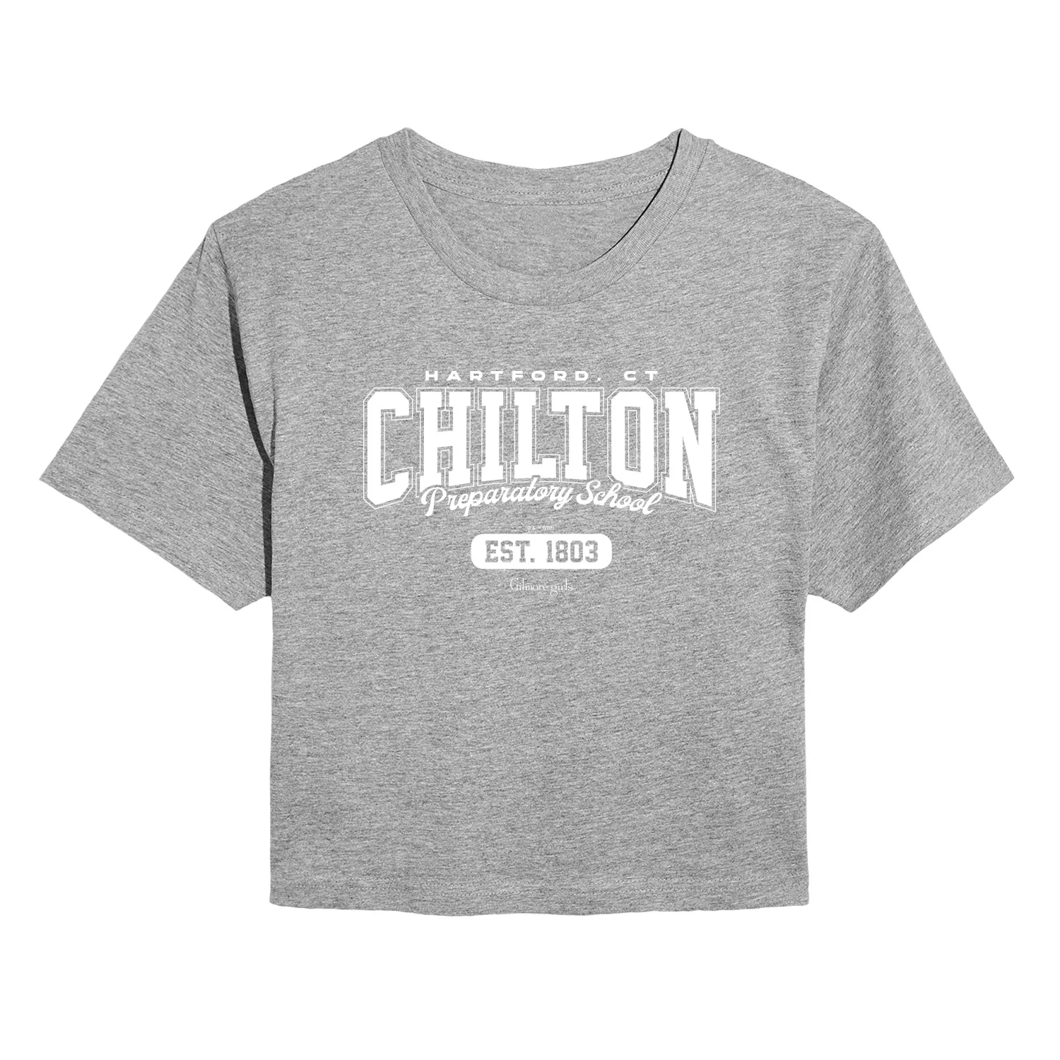 Gilmore Girls - Chilton Prep - Juniors Cropped Short Sleeve Graphic T-Shirt - Image 2