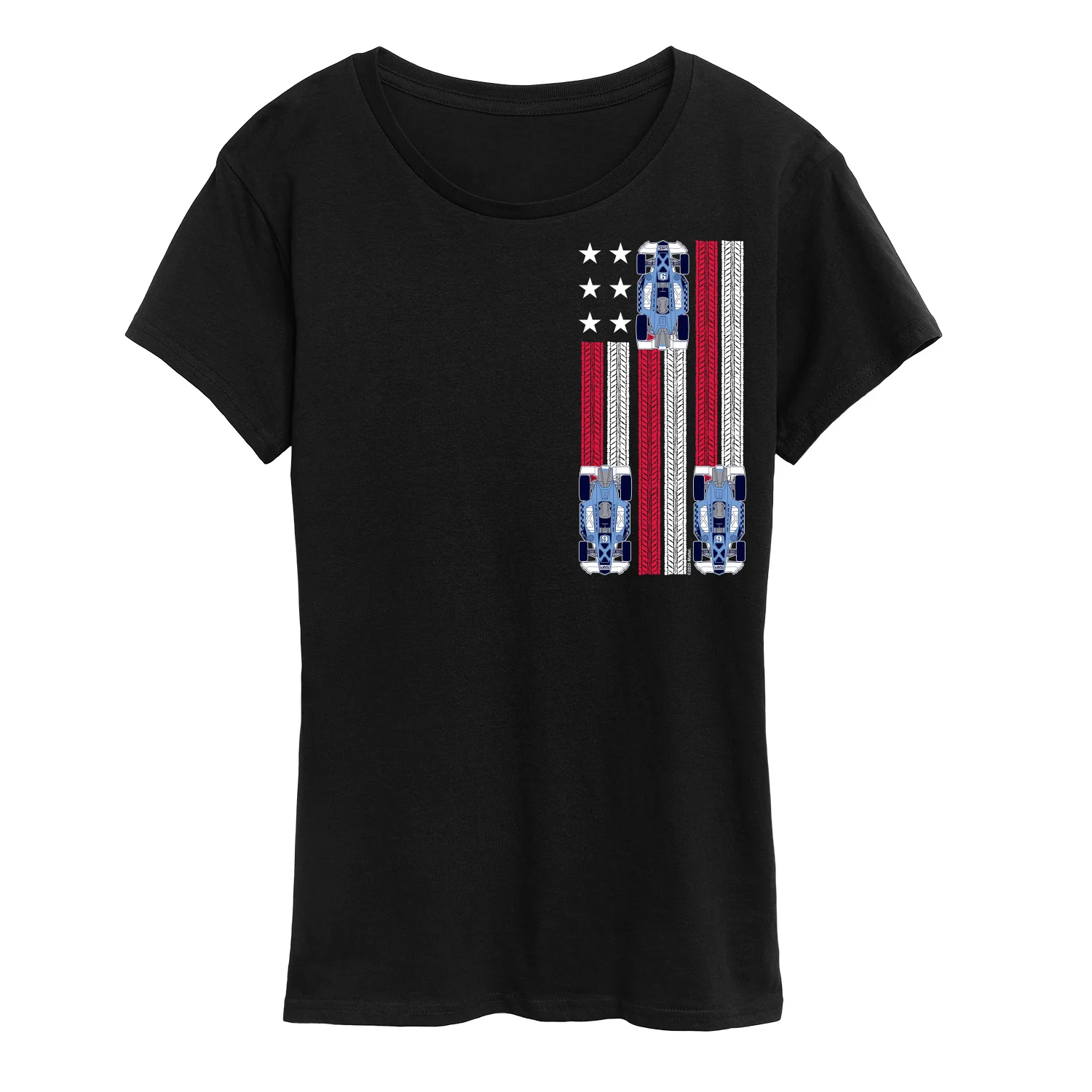 Hot Wheels - Racing Flag - Women's Short Sleeve Graphic T-Shirt - Image 5