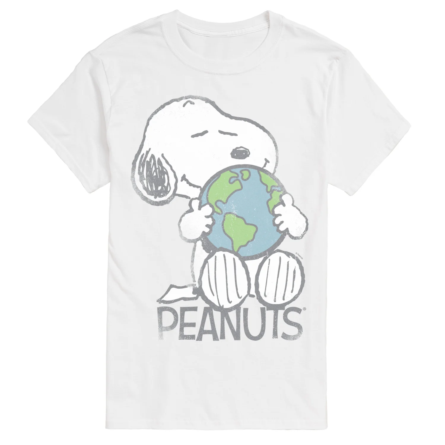 Peanuts - Snoopy Earth - Men's Short Sleeve Graphic T-Shirt