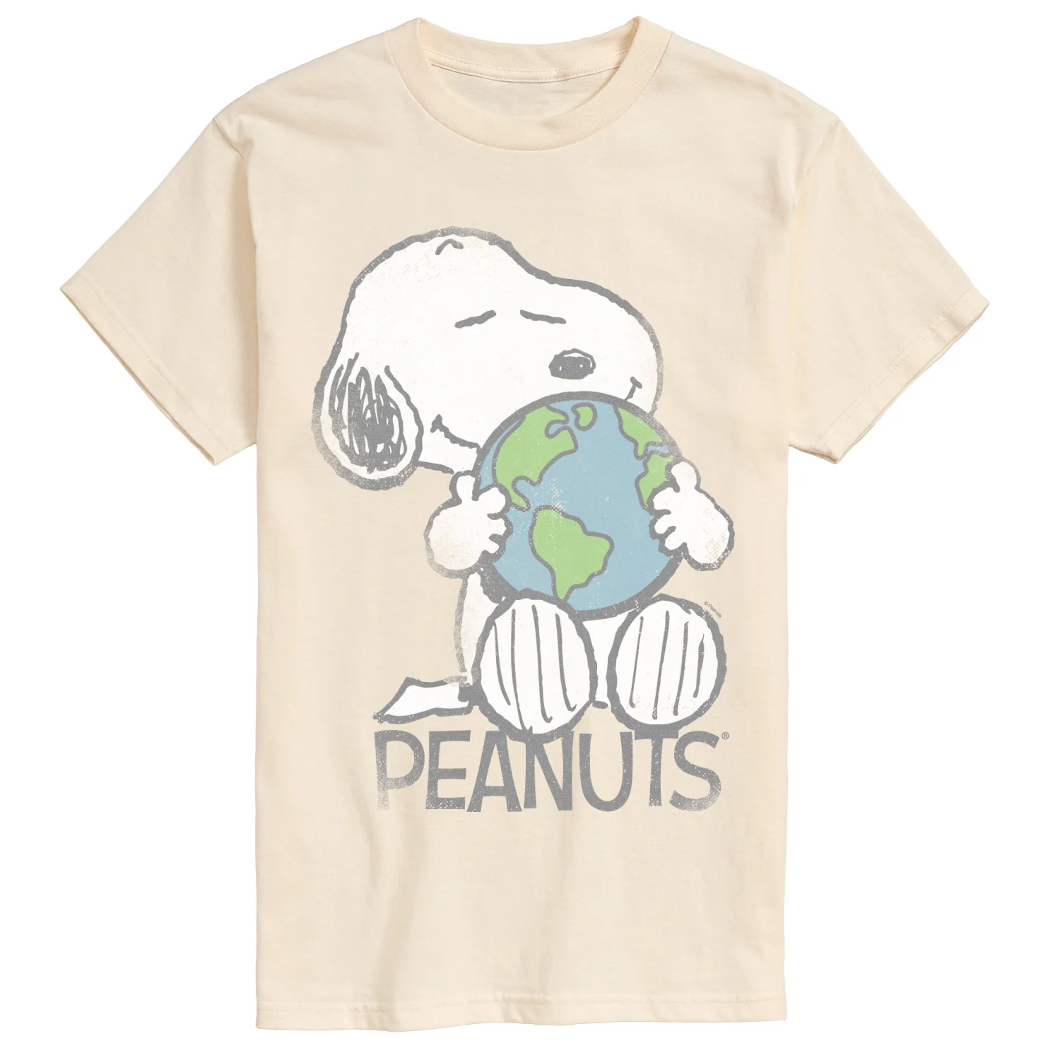 Peanuts - Snoopy Earth - Men's Short Sleeve Graphic T-Shirt - Image 2