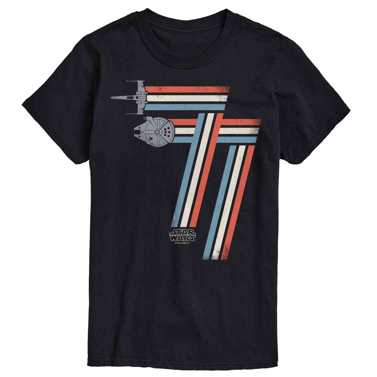 Star Wars - 77 Retro Ships - Men's Short Sleeve Graphic T-Shirt - Image 2