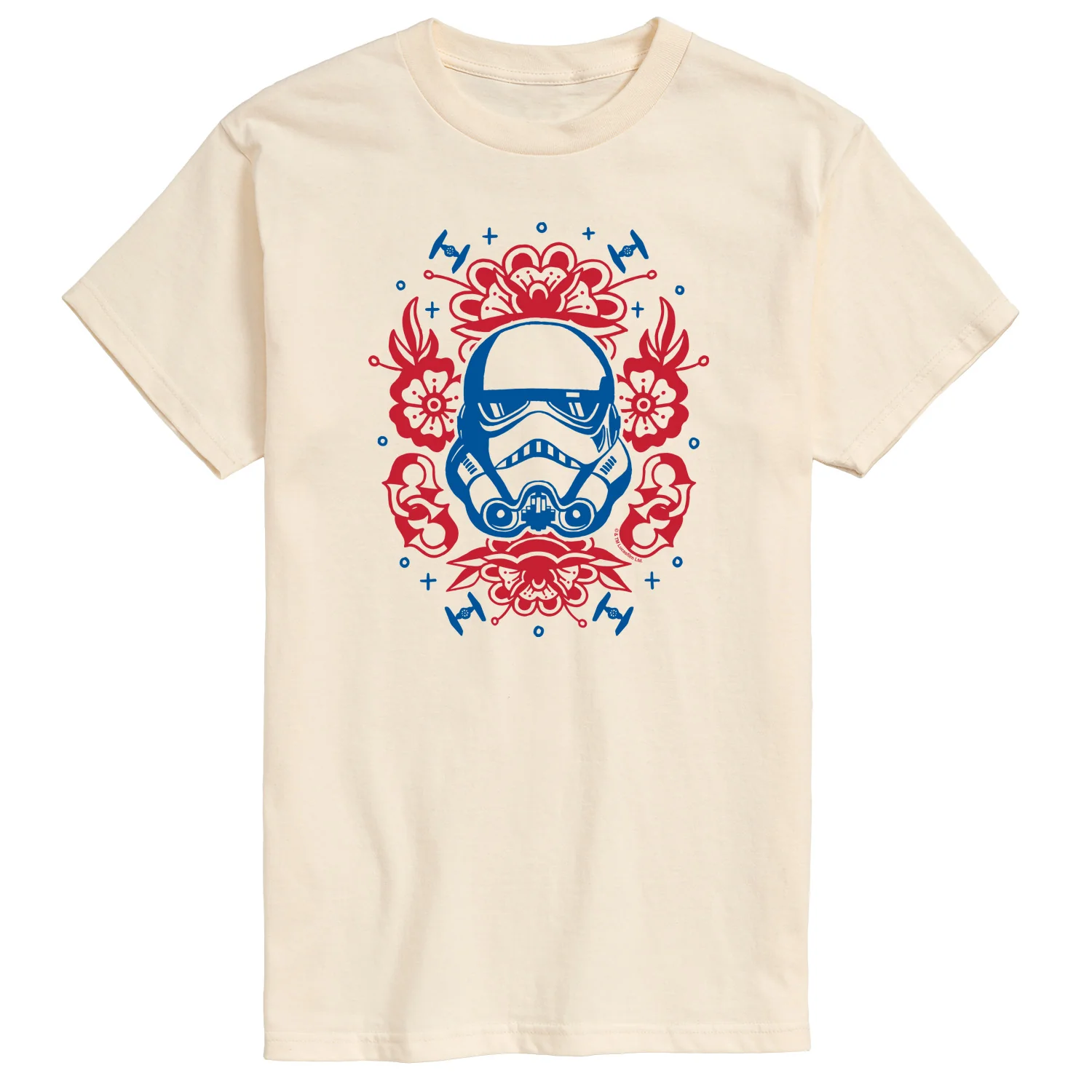 Star Wars - Storm Trooper Americana Tattoo - Men's Short Sleeve Graphic T-Shirt - Image 3