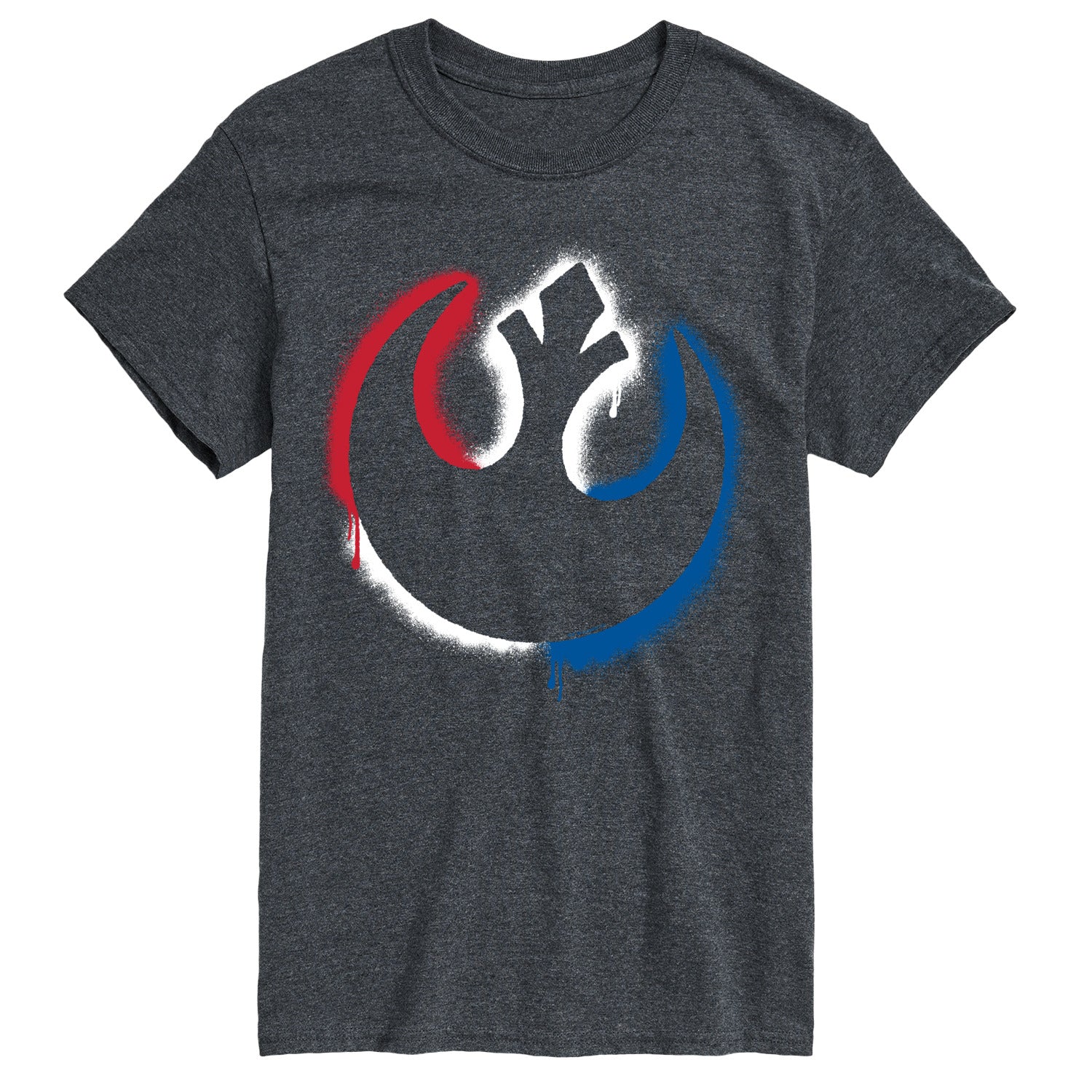 Star Wars - Spraypaint Americana Rebel Alliance - Men's Short Sleeve Graphic T-Shirt - Image 3