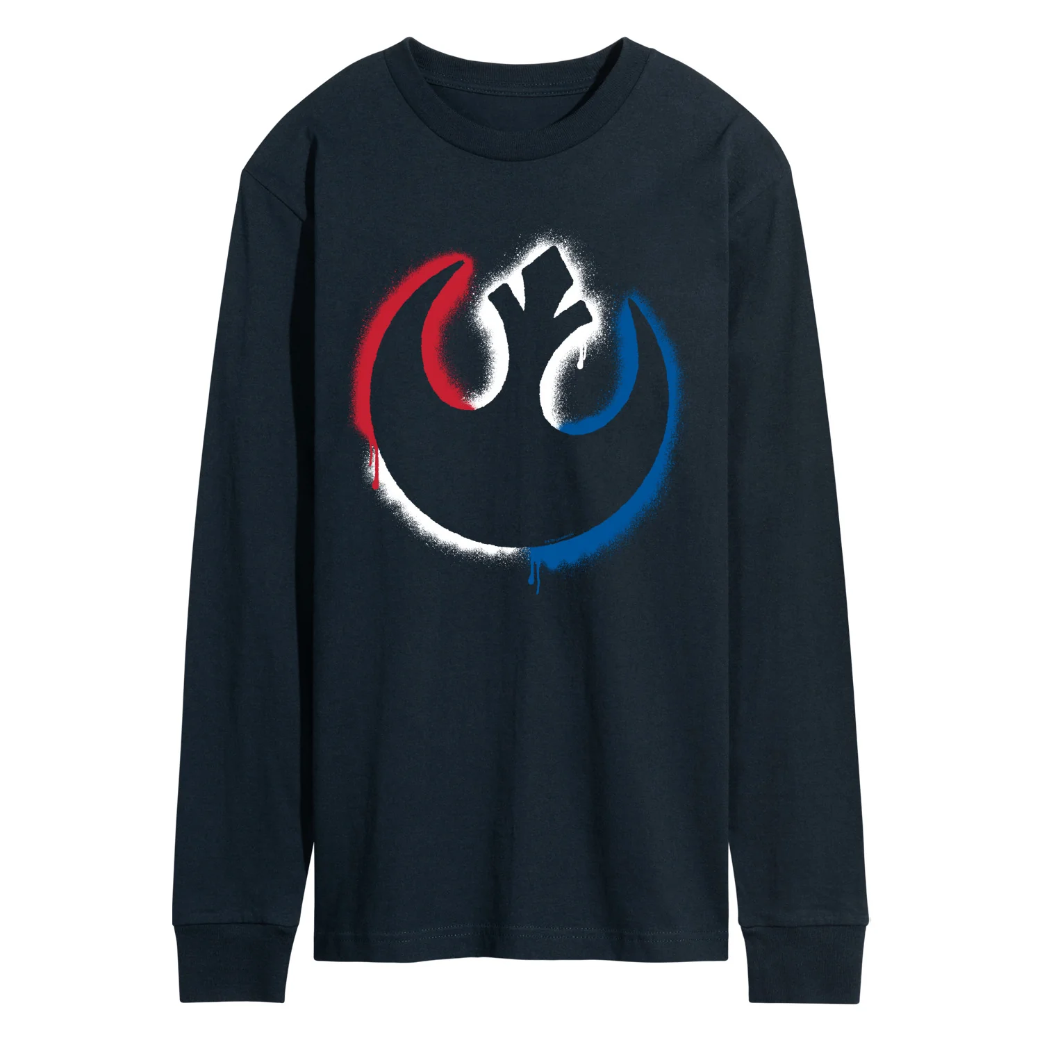 Star Wars - Spraypaint Americana Rebel Alliance - Men's Long Sleeve Graphic T-Shirt