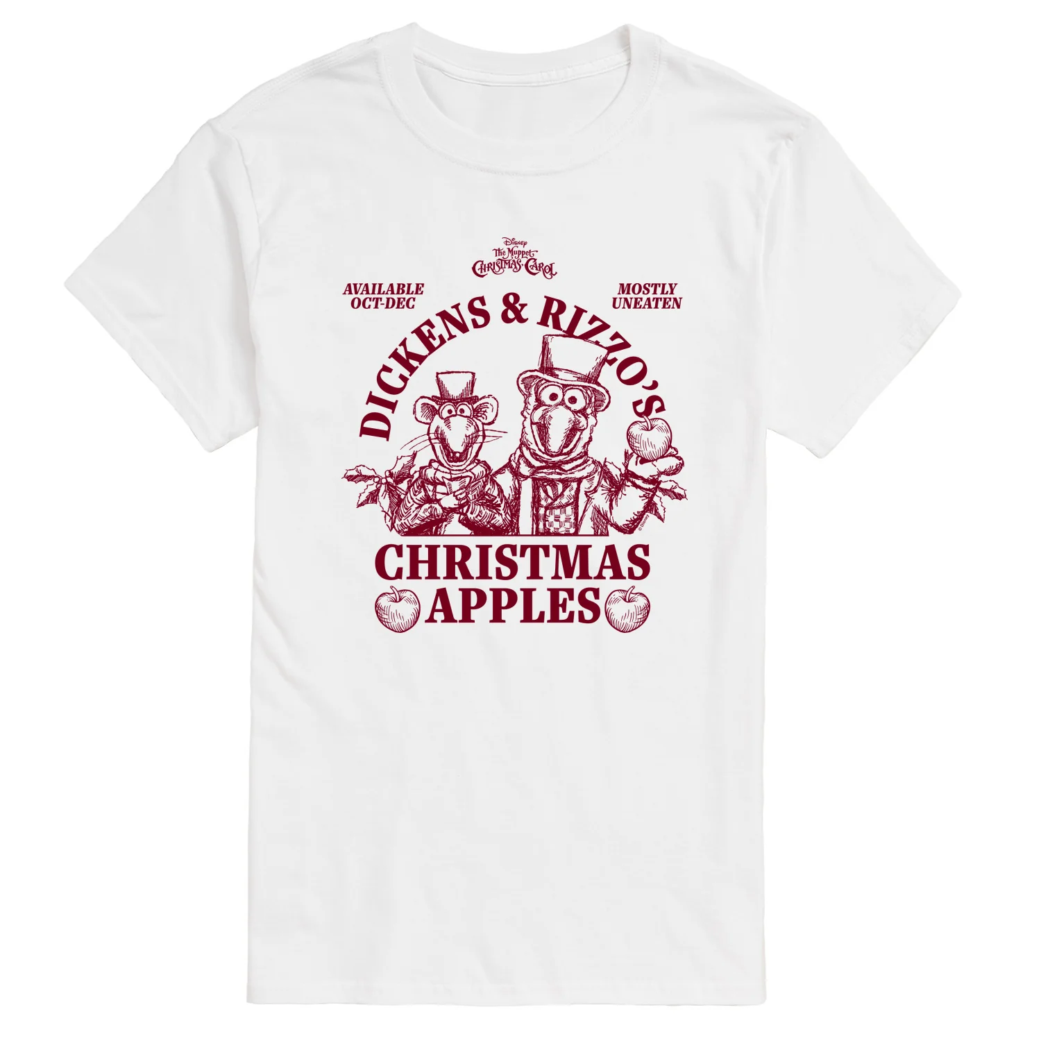 The Muppets - Dickens Rizzo Apples - Men's Short Sleeve Graphic T-Shirt