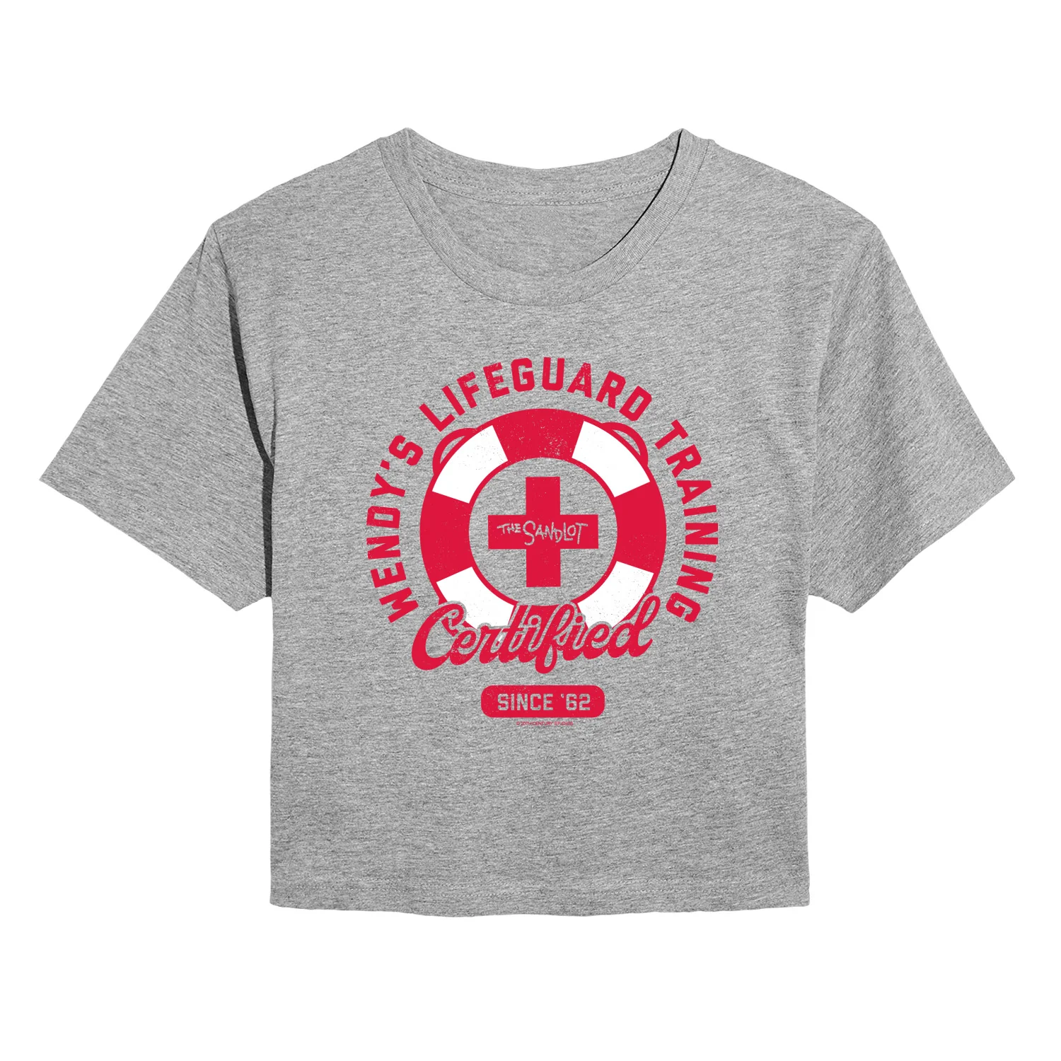 The Sandlot - Wendys Lifeguard Training - Juniors Cropped Short Sleeve Graphic T-Shirt