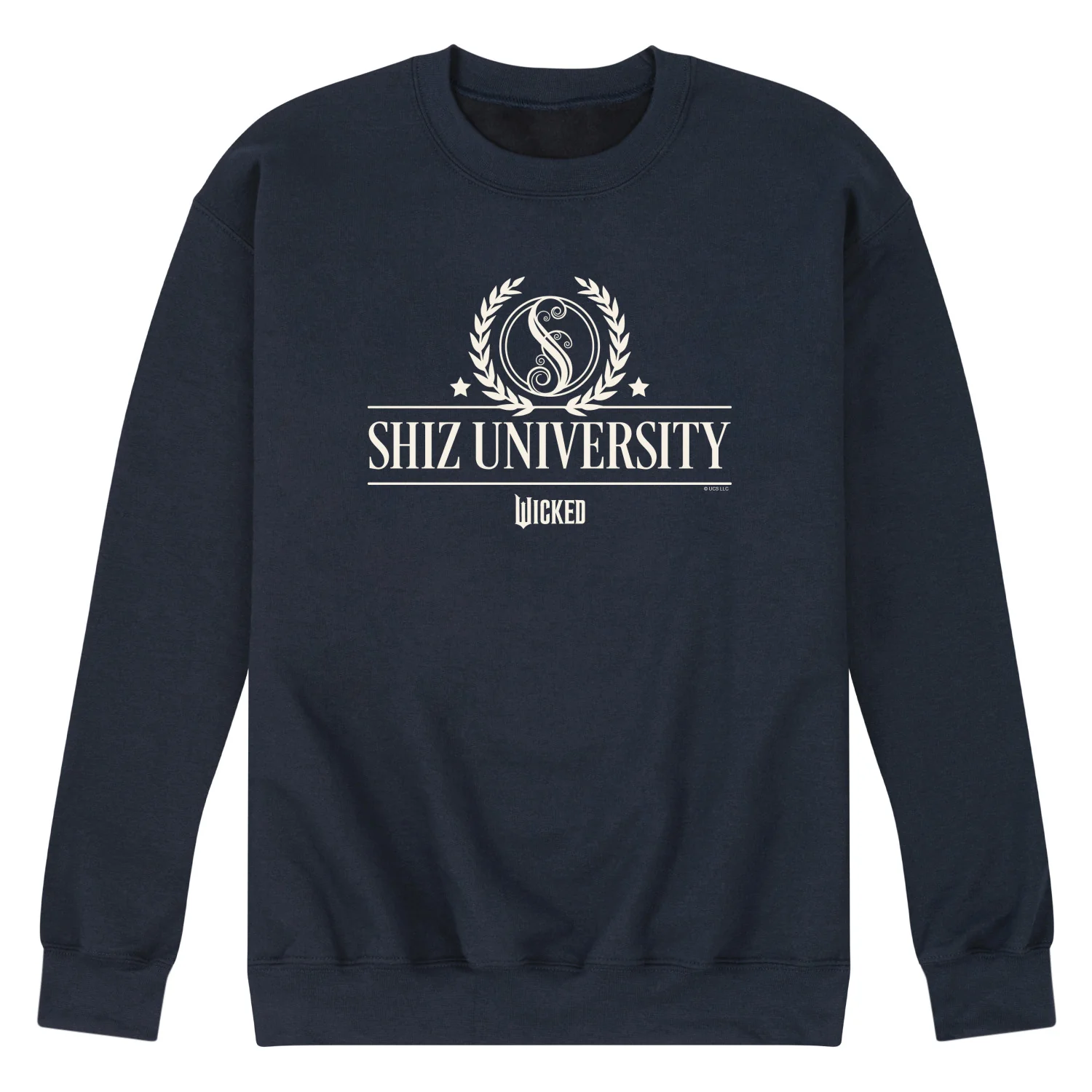 Wicked - Shiz University - Men's Long Sleeve Crew Fleece Sweatshirt - Image 3