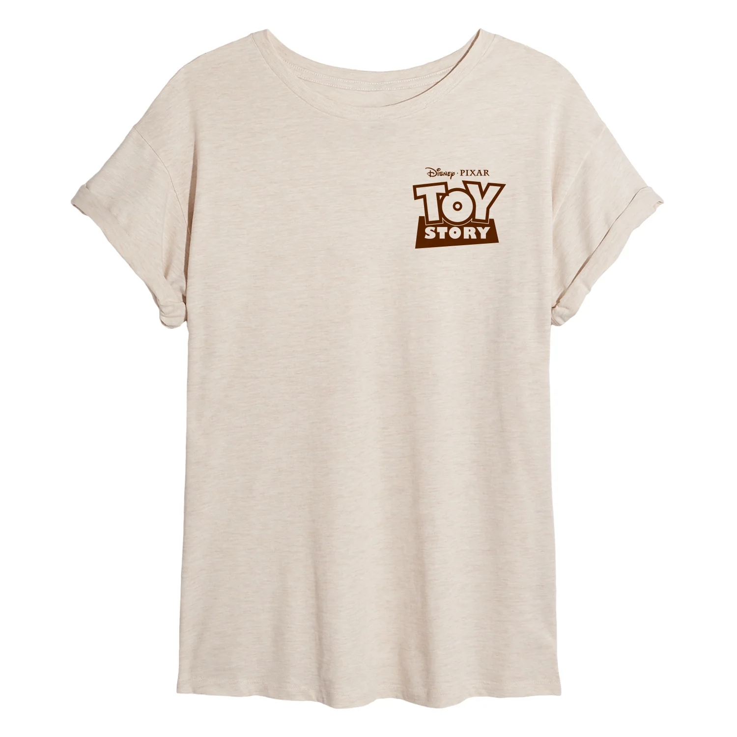Toy Story - Sheriff Woody Show - Juniors Oversized Graphic T-Shirt - Image 2