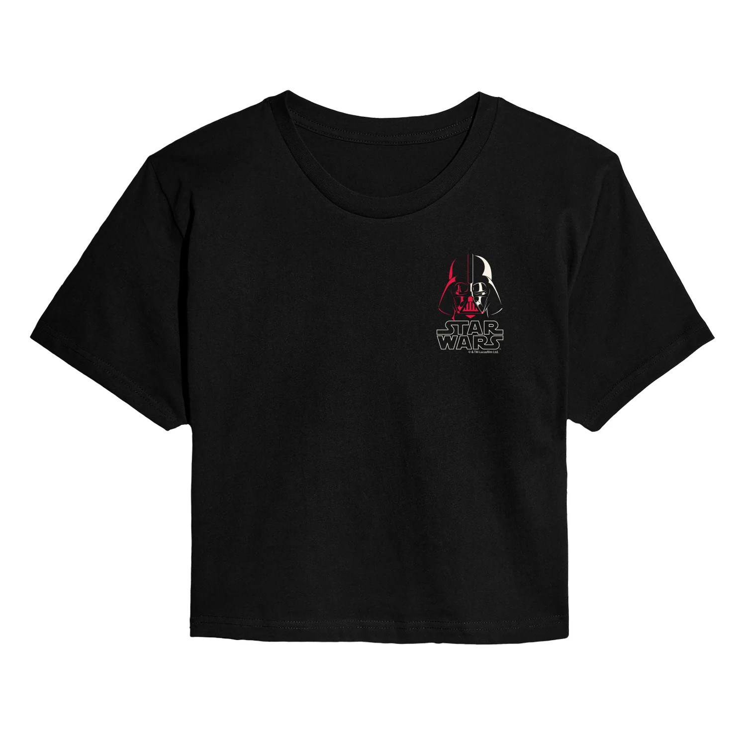 Star Wars - Darth Vader Logo - Juniors Cropped Graphic T-Shirt