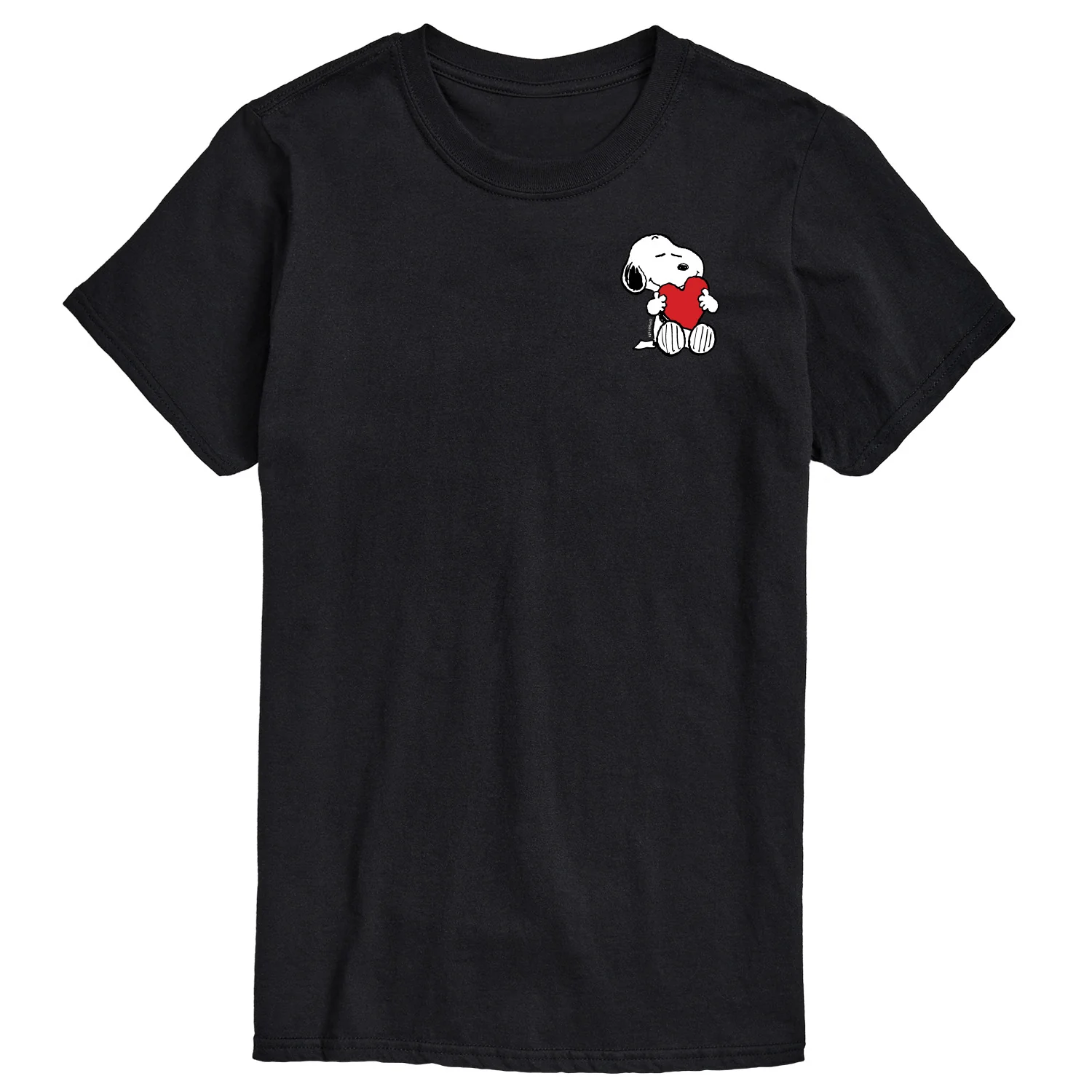 Peanuts - Valentines Hugging Heart - Men's Short Sleeve Graphic T-Shirt - Image 4