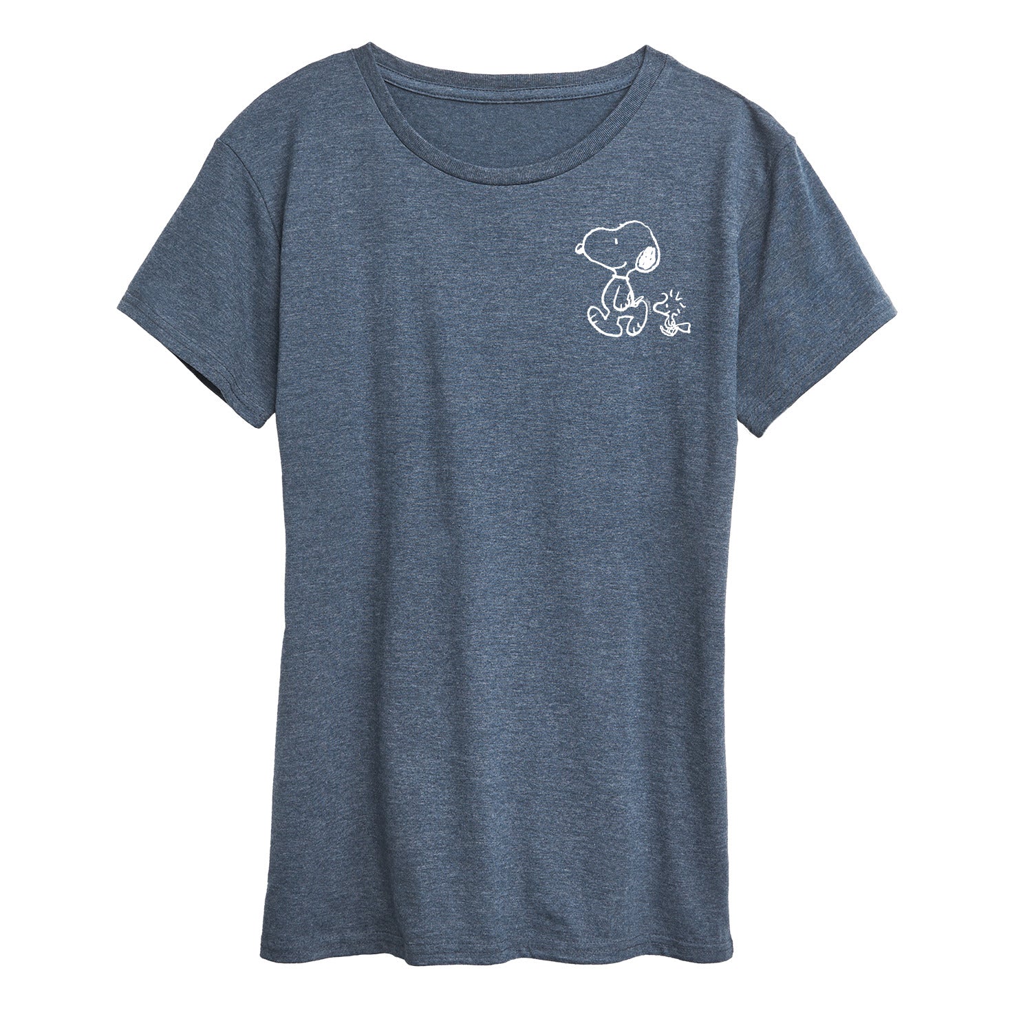 Peanuts - Snoopy Woodstock Walk - Women's Short Sleeve Graphic T-Shirt - Image 8
