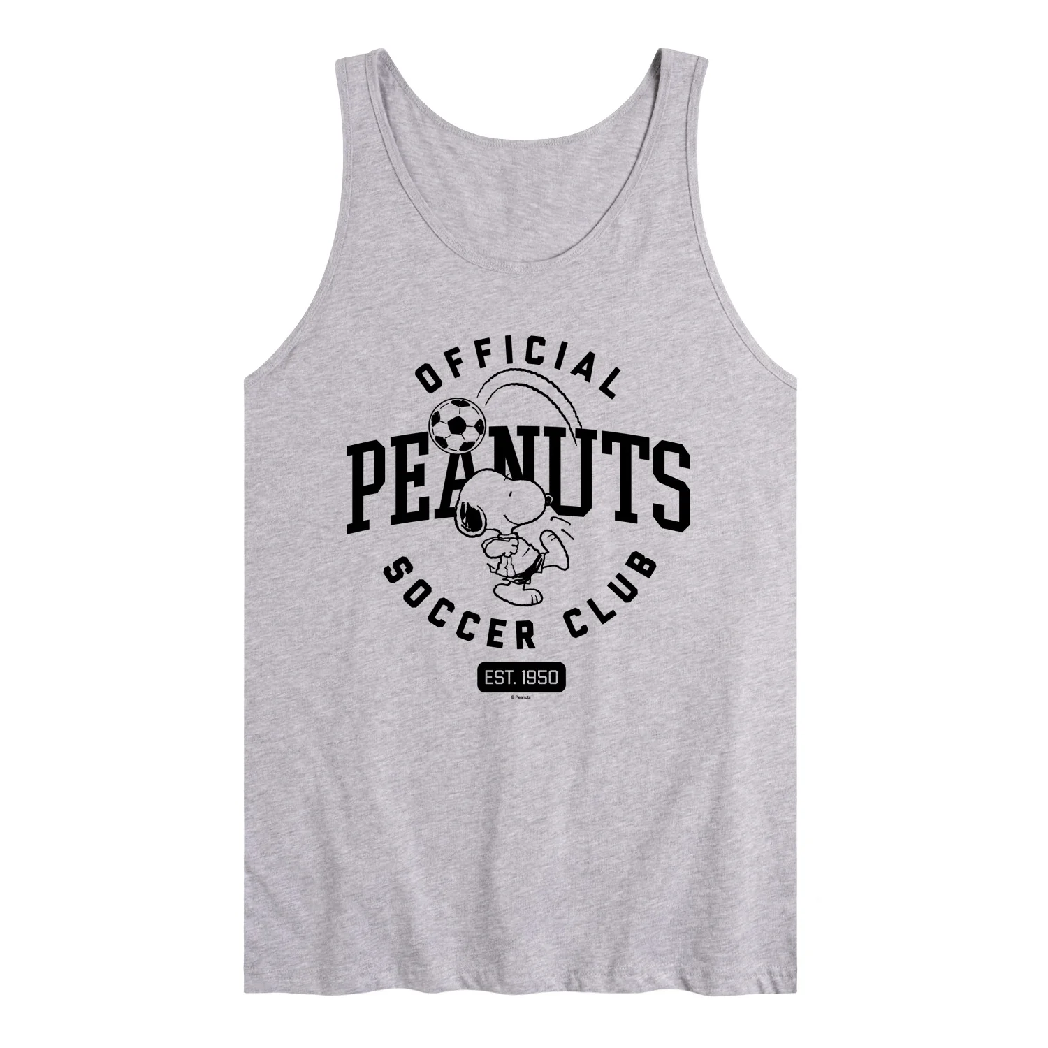 Peanuts - Peanuts Soccer Club - Men's Sleeveless Graphic Tank - Image 2