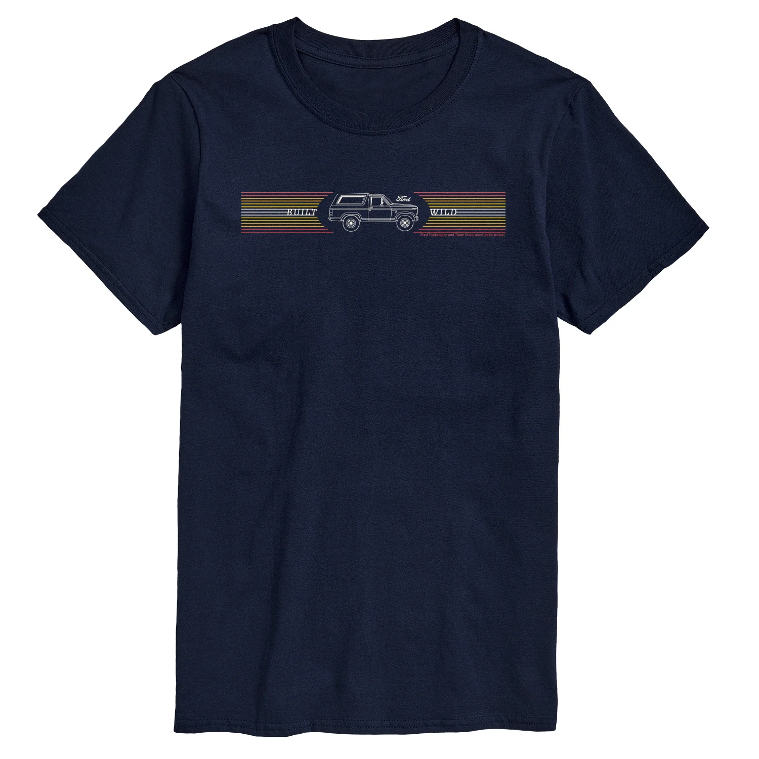 Ford - Bronco Xlt Built Wild - Men's Short Sleeve Graphic T-Shirt - Image 3