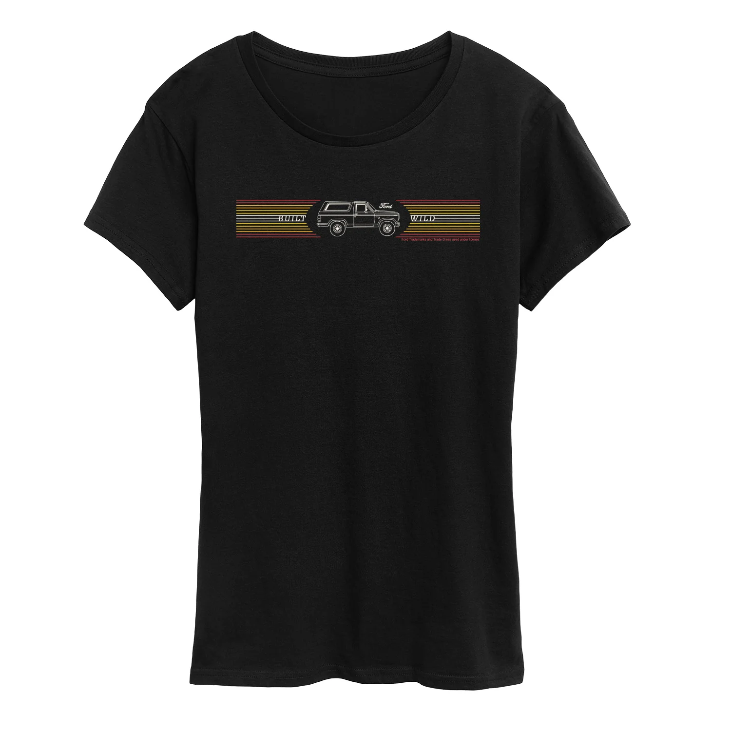 Ford - Bronco Xlt Built Wild - Women's Short Sleeve Graphic T-Shirt