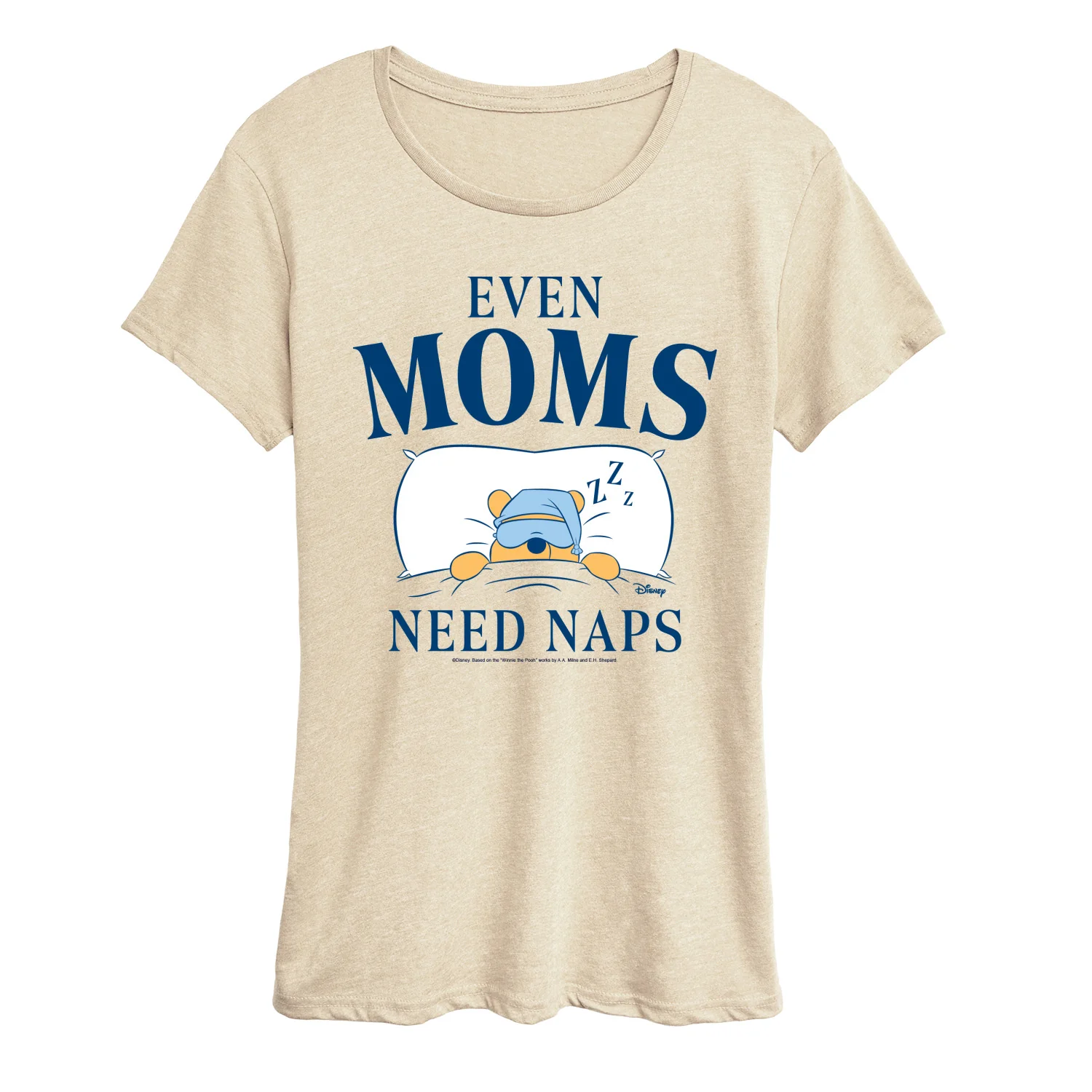 Winnie the Pooh - Even Moms Need Naps - Women's Short Sleeve Graphic T-Shirt
