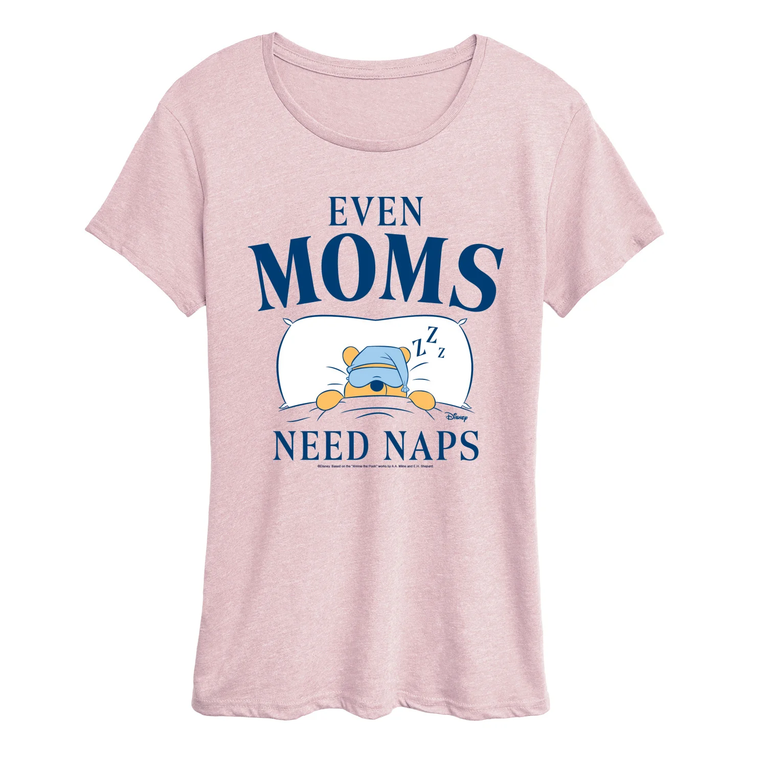Winnie the Pooh - Even Moms Need Naps - Women's Short Sleeve Graphic T-Shirt - Image 2