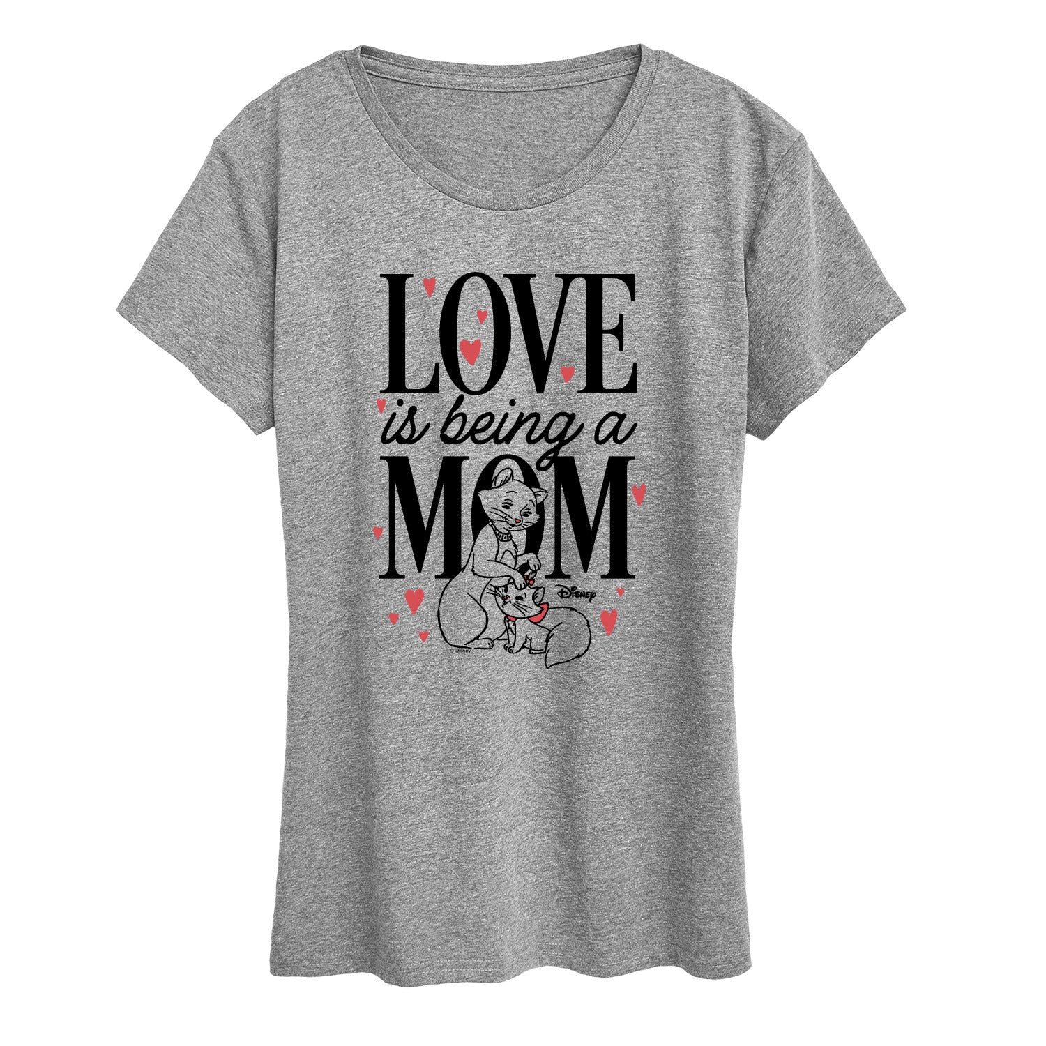 The Aristocats - Love Is Being Mom - Women's Short Sleeve Graphic T-Shirt