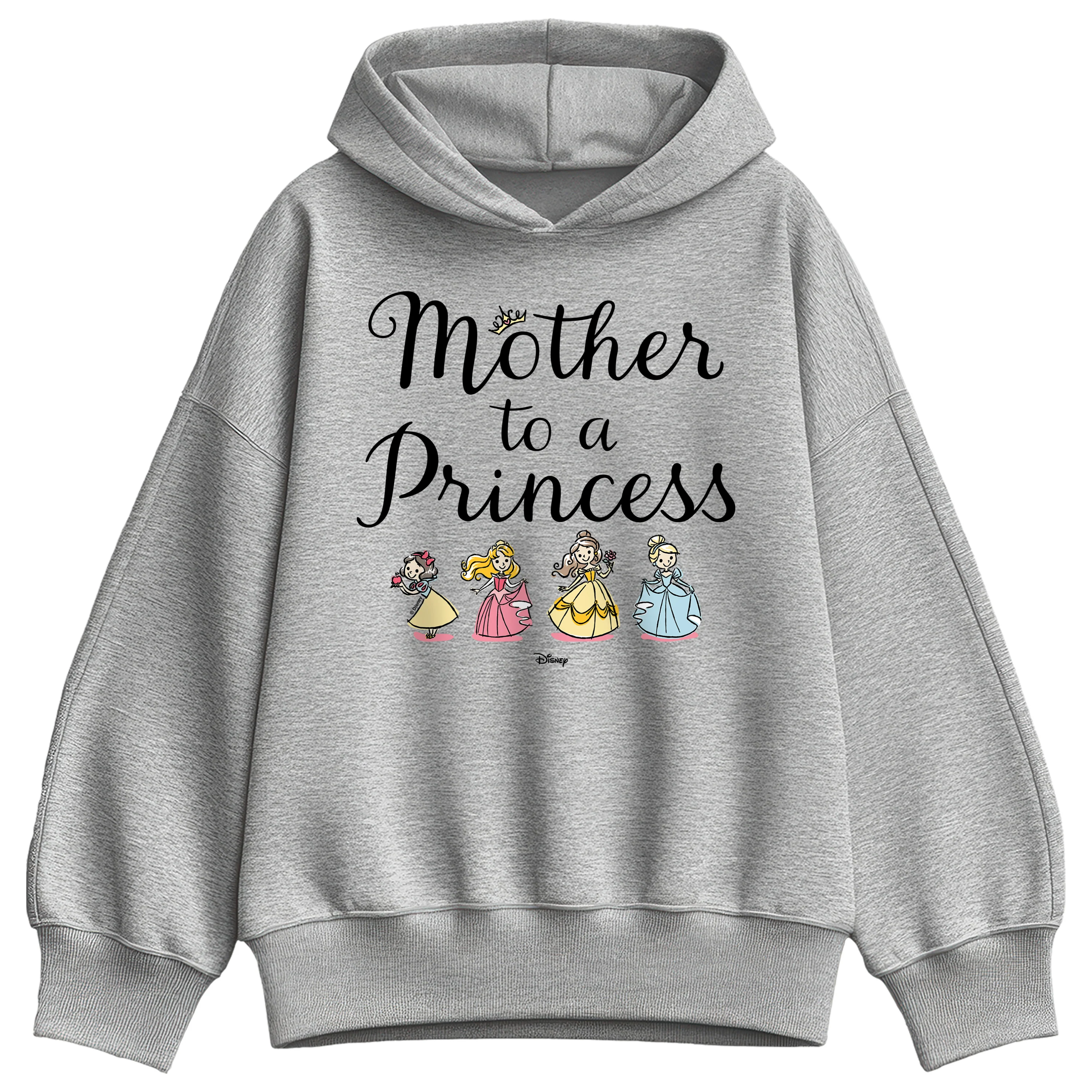 Disney Princess - Mother to a Princess - Women's Oversized Fleece Hoodie Sweatshirt - Image 2