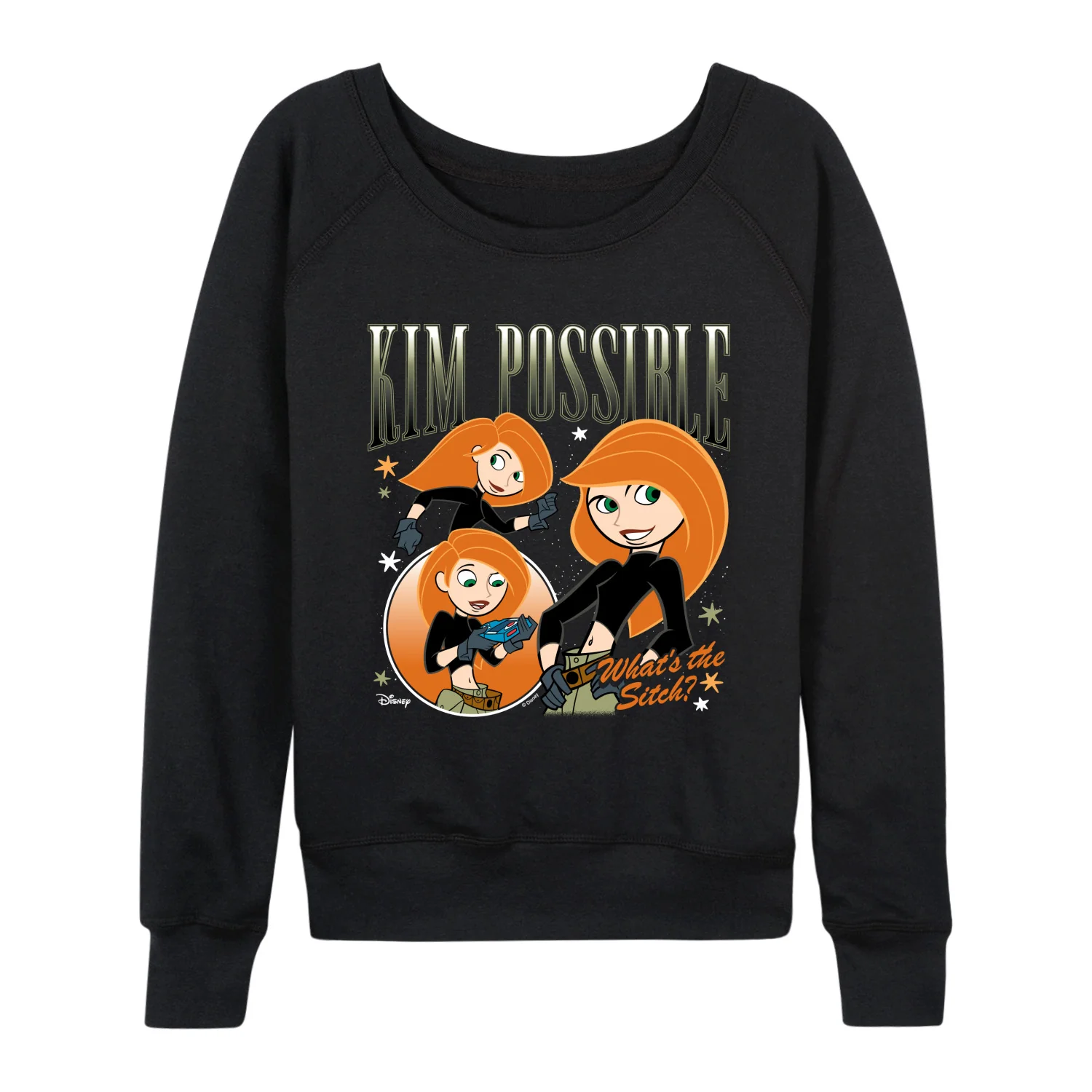 Kim Possible - Kim Bootleg - Women's French Terry Long Sleeve Pullover