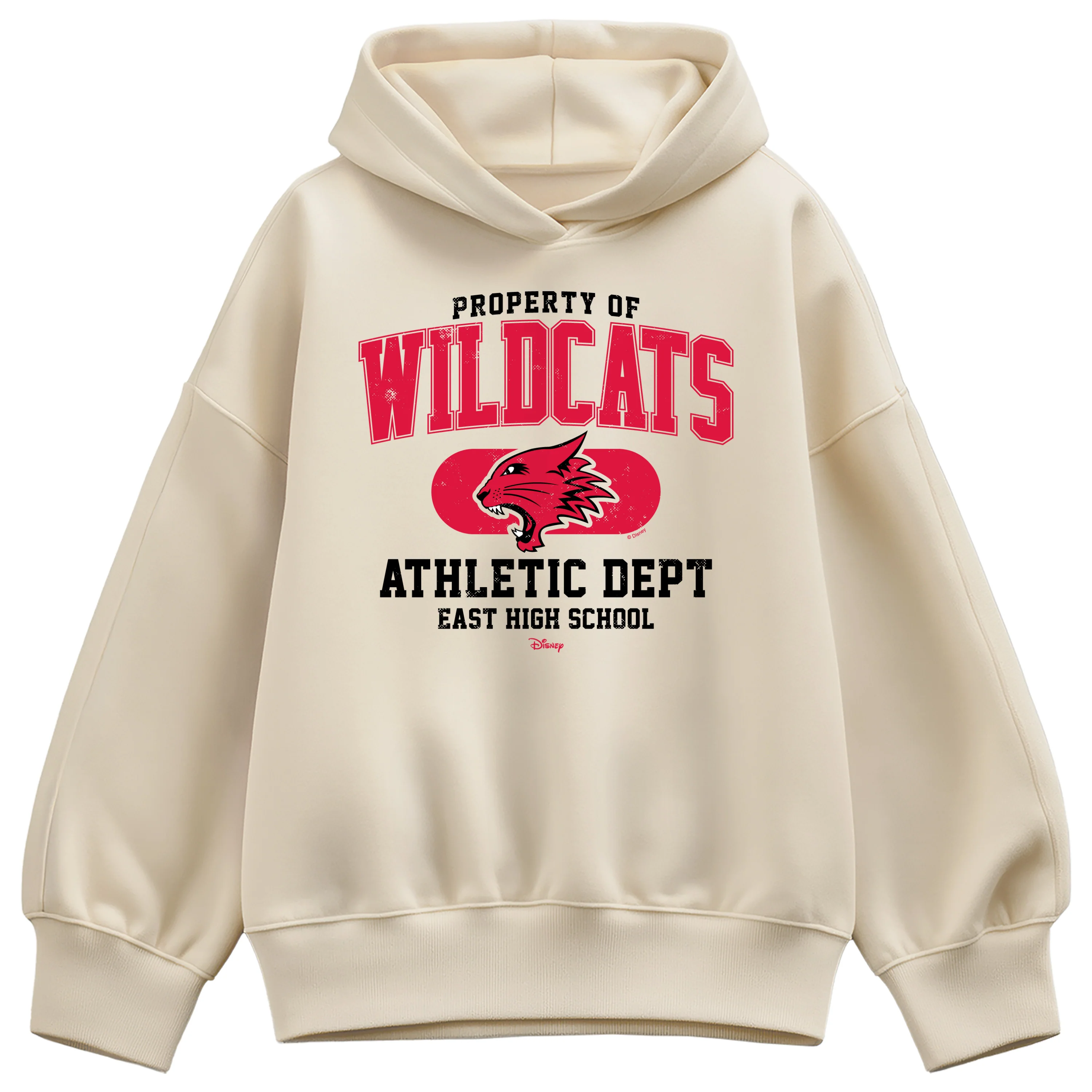 High School Musical - Property Of Wildcats - Women's Oversized Fleece Hoodie Sweatshirt