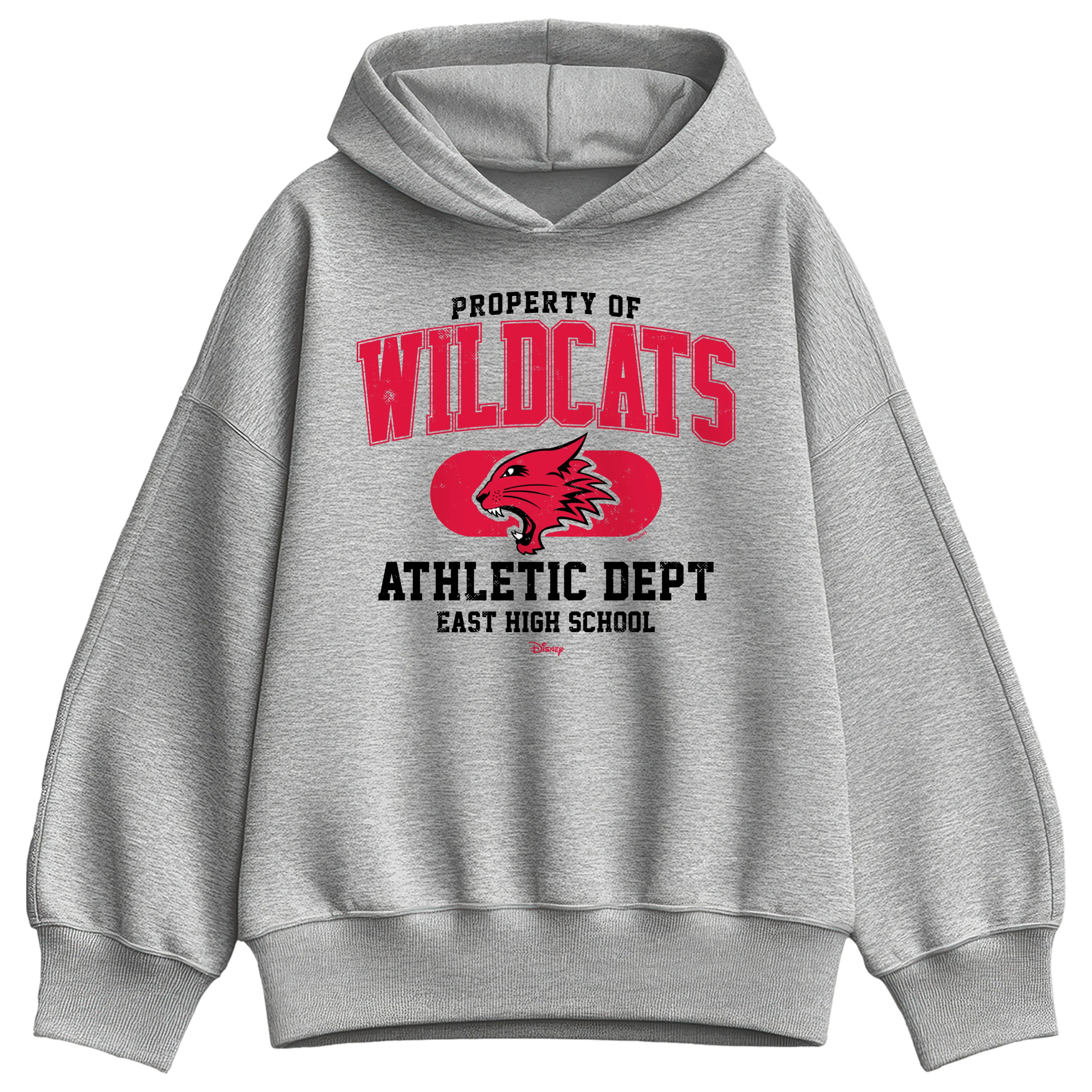 High School Musical - Property Of Wildcats - Women's Oversized Fleece Hoodie Sweatshirt - Image 2