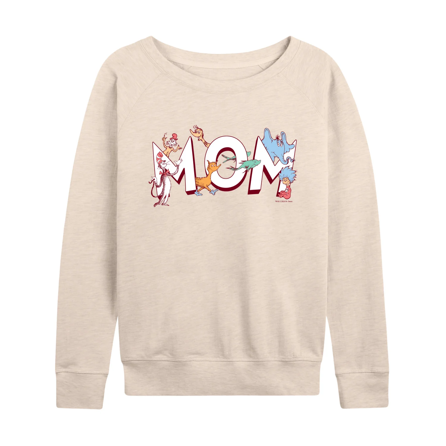 Dr. Seuss - Mom Seuss Characters - Women's French Terry Long Sleeve Pullover