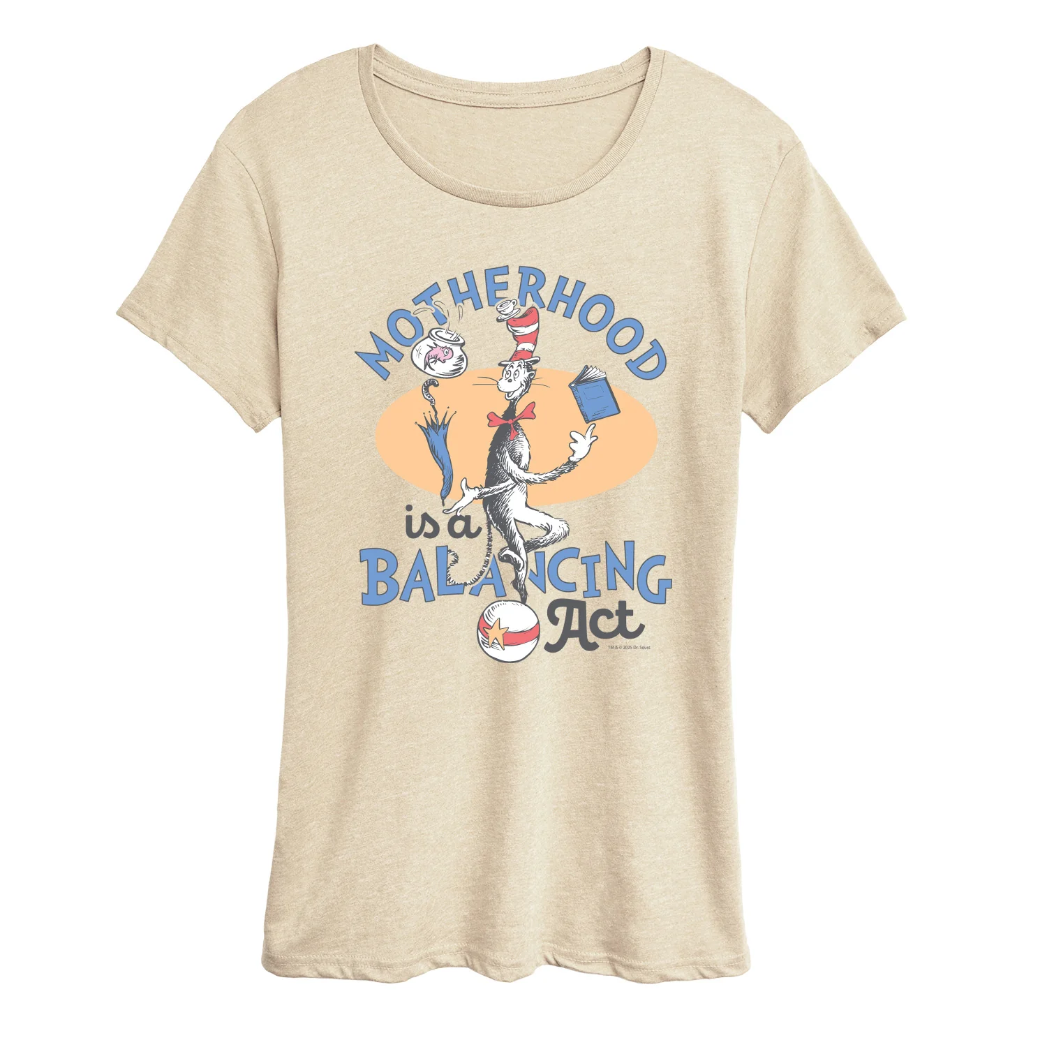 Dr. Seuss - Motherhood is a Balancing Act - Women's Short Sleeve Graphic T-Shirt - Image 2