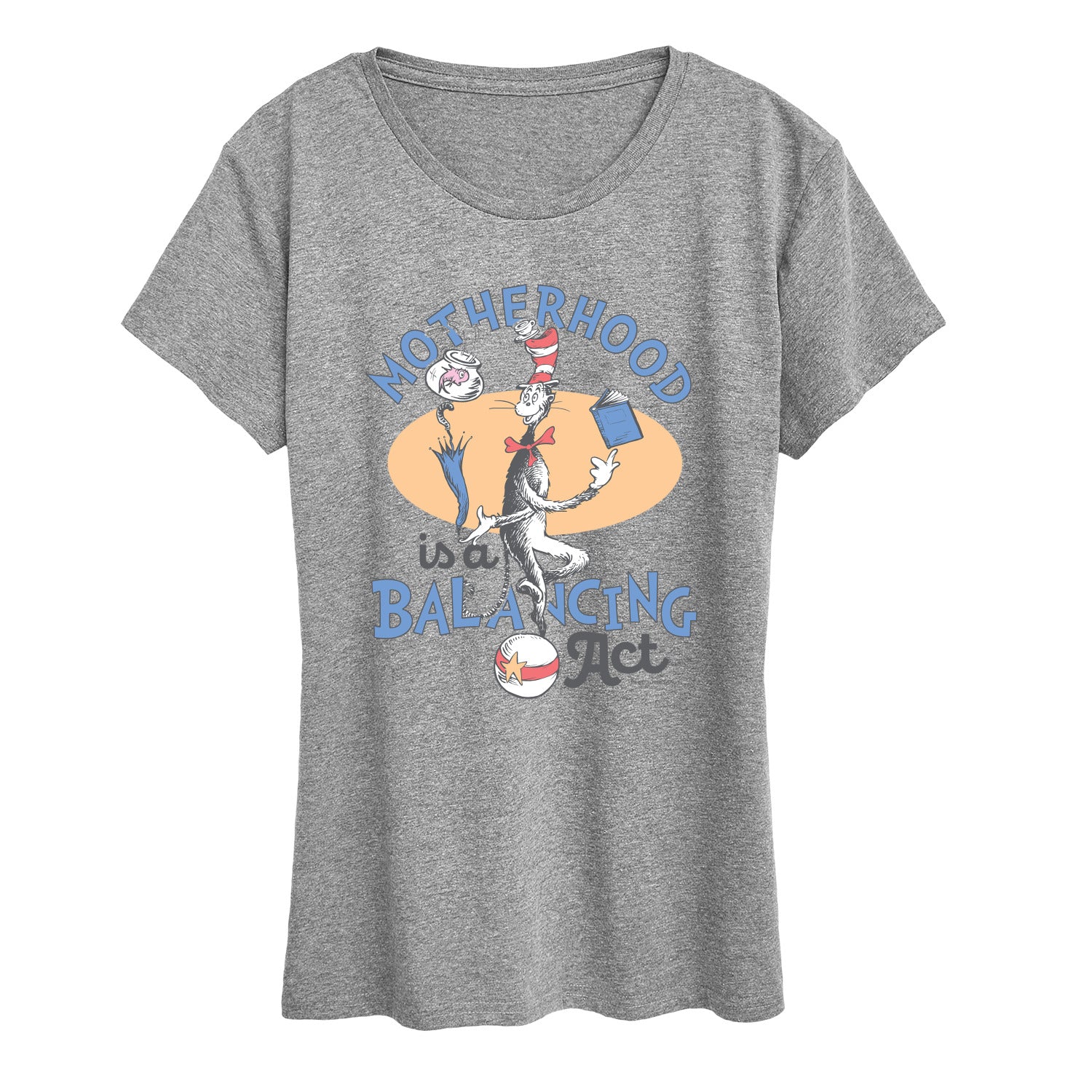 Dr. Seuss - Motherhood is a Balancing Act - Women's Short Sleeve Graphic T-Shirt - Image 4